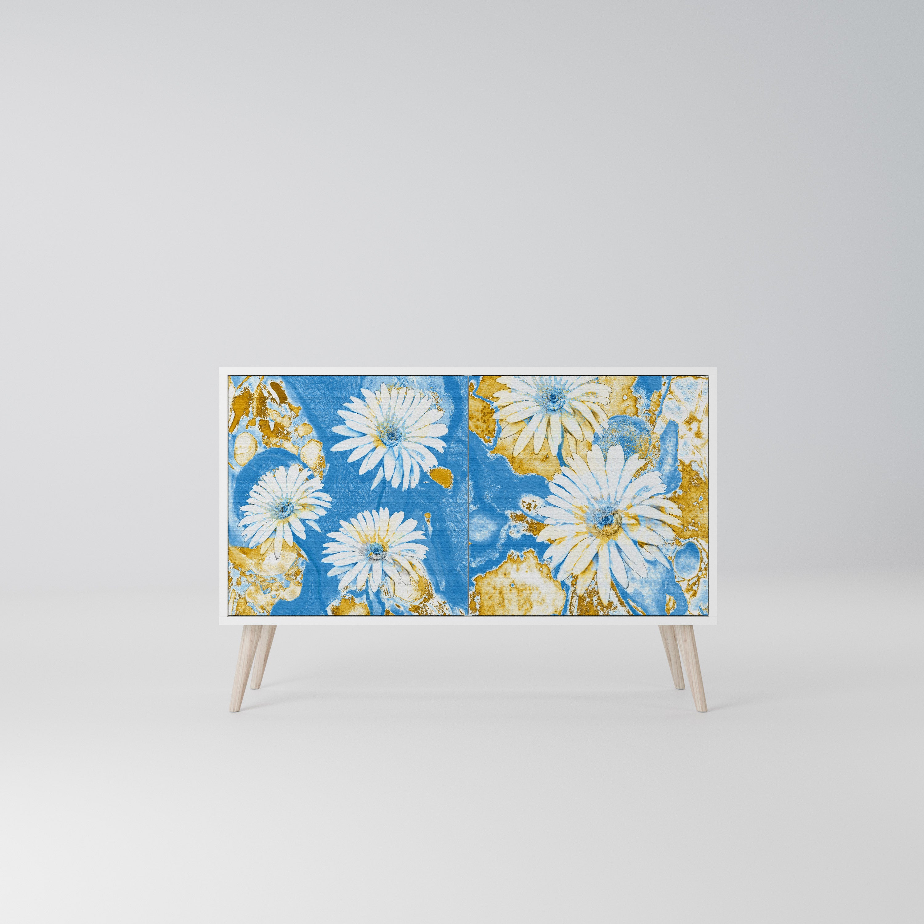 DAISY LUXE Komoda 2-drzwiowa korpus Biały