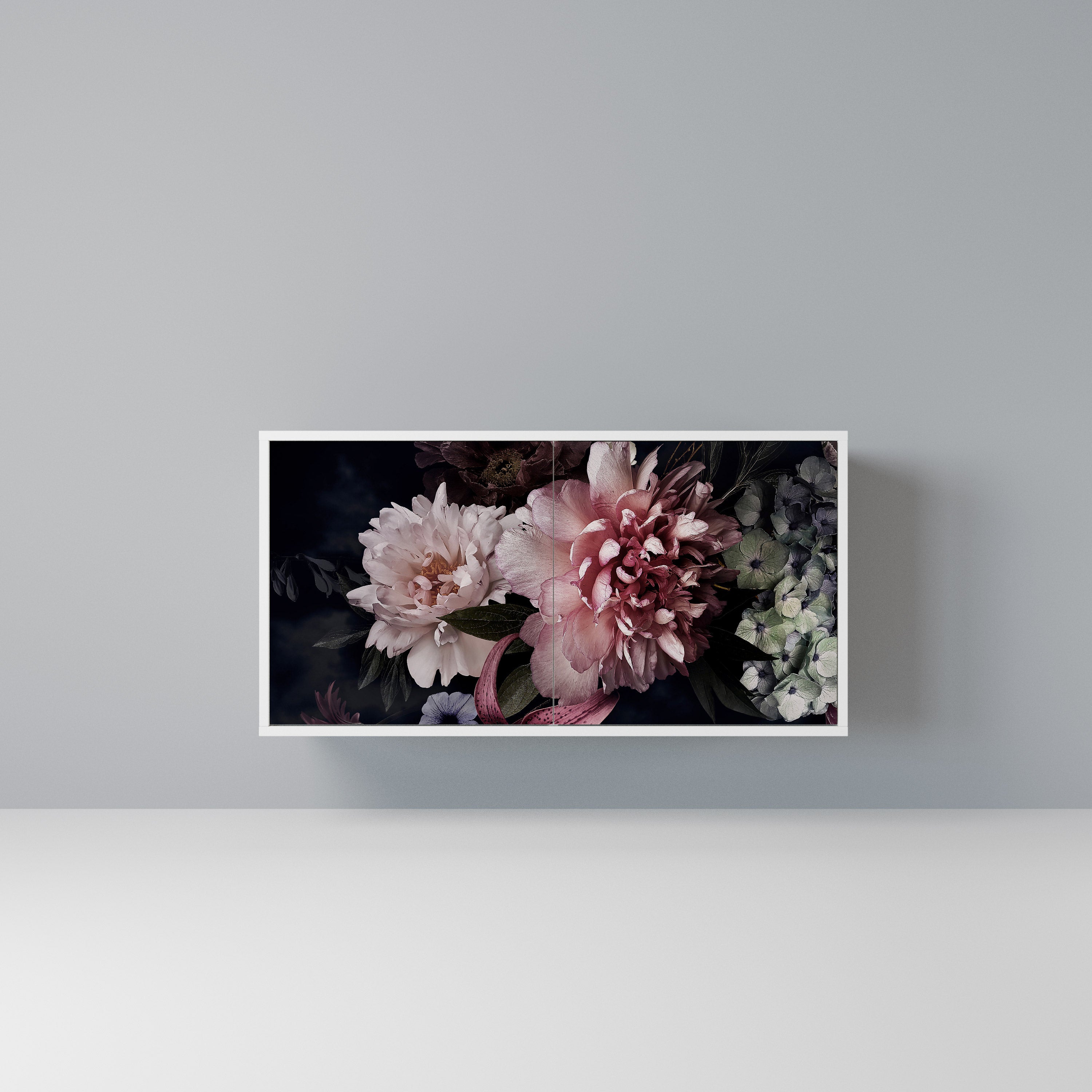 PURE BLOSSOM Komoda 2-drzwiowa korpus Biały