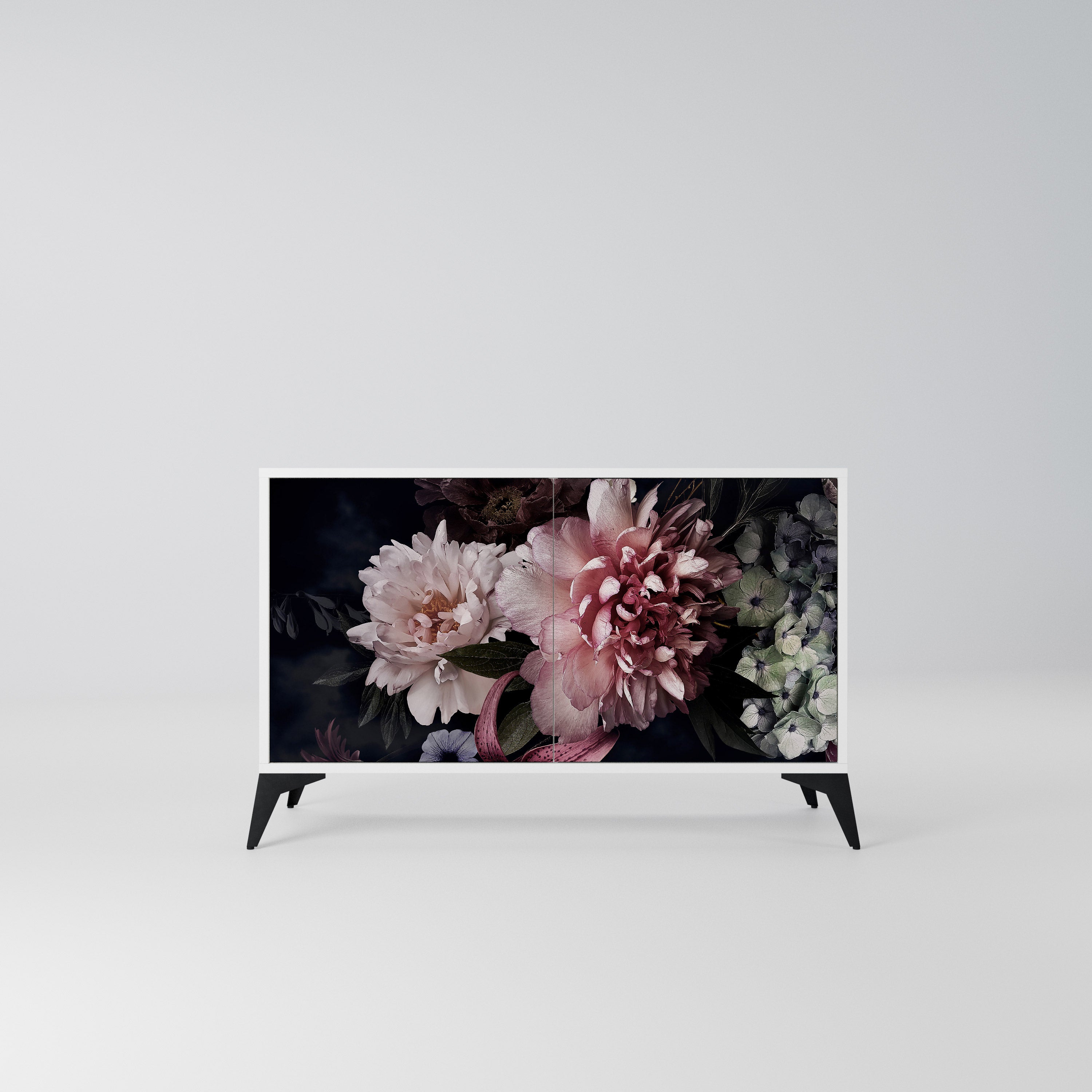 PURE BLOSSOM Komoda 2-drzwiowa korpus Biały