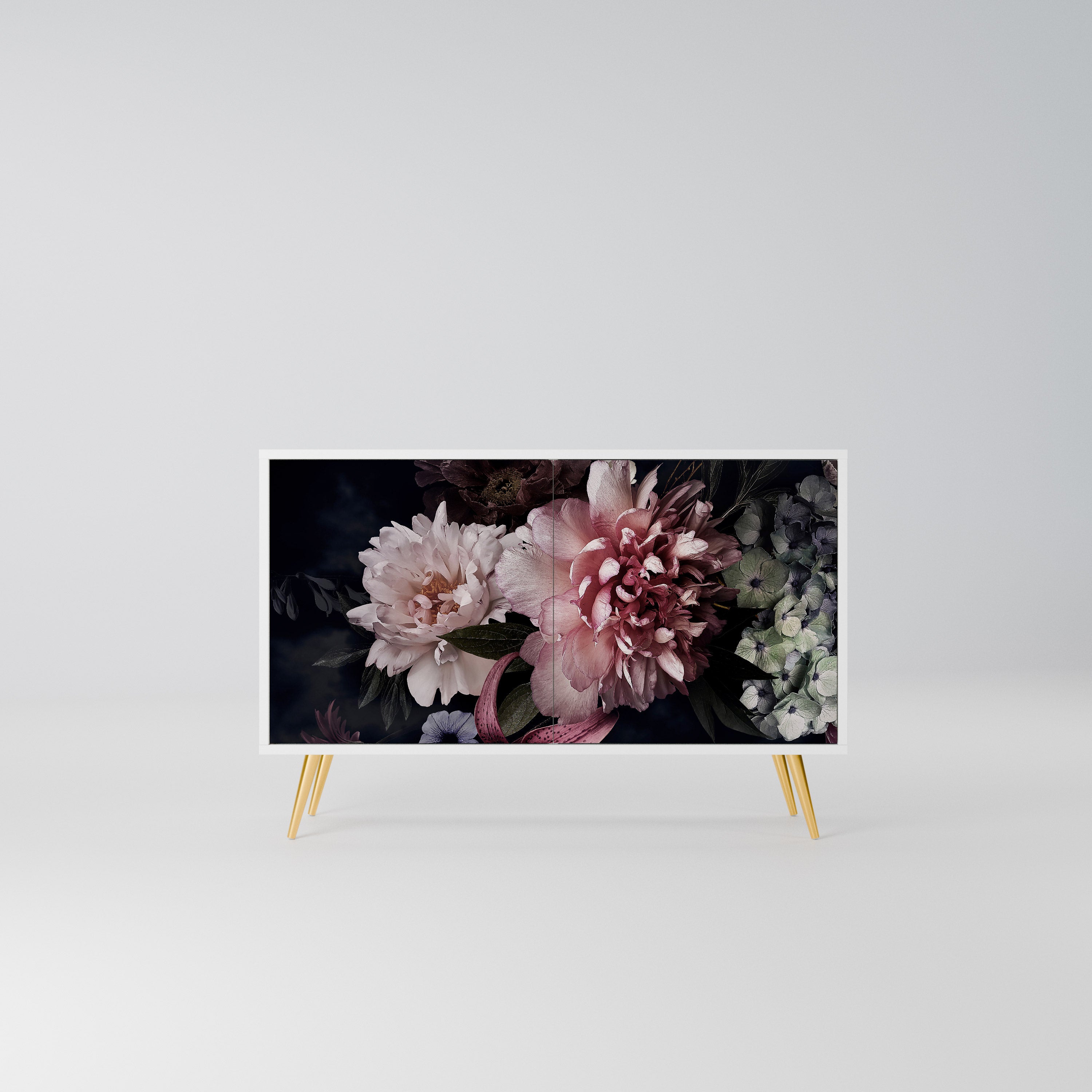 PURE BLOSSOM Komoda 2-drzwiowa korpus Biały