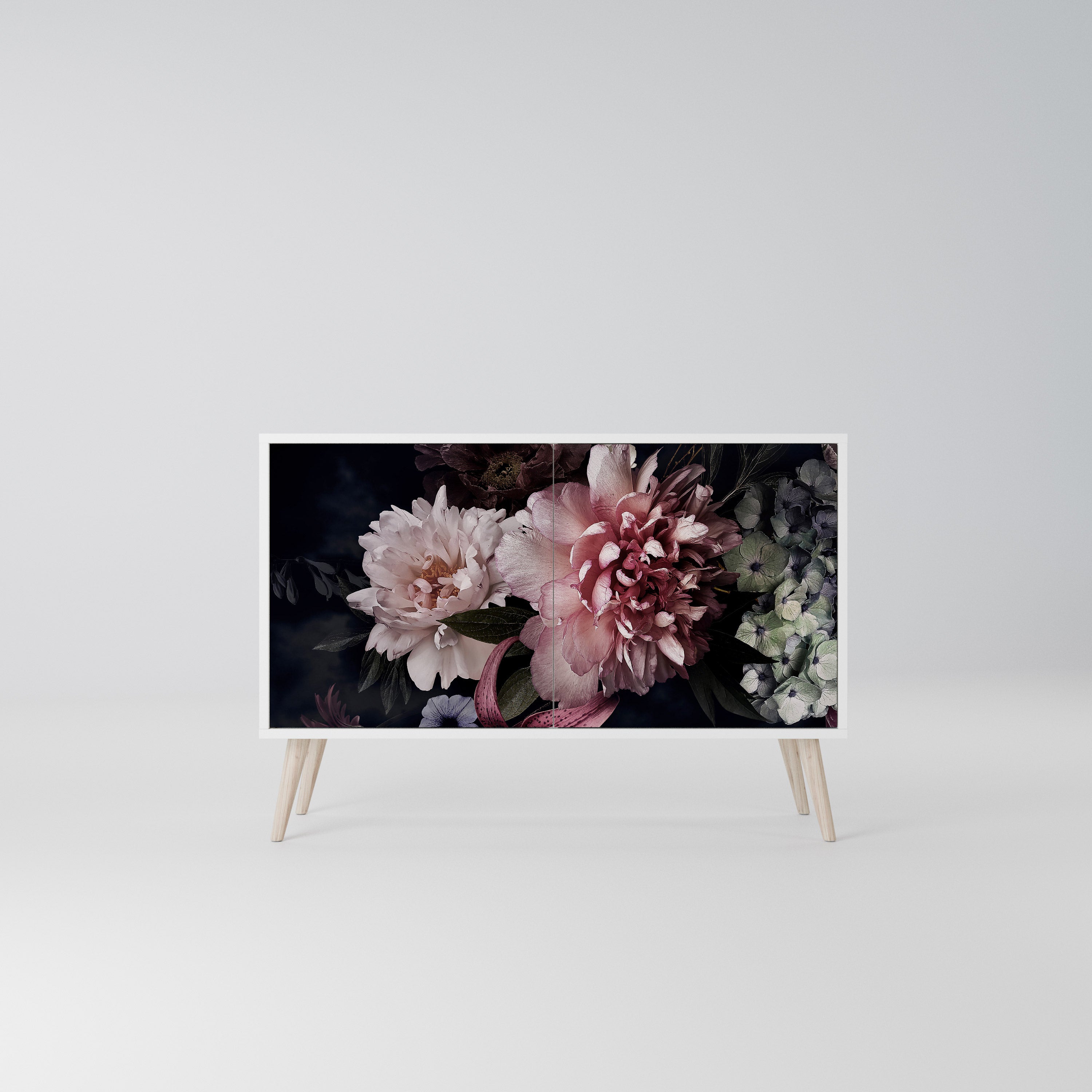 PURE BLOSSOM Komoda 2-drzwiowa korpus Biały