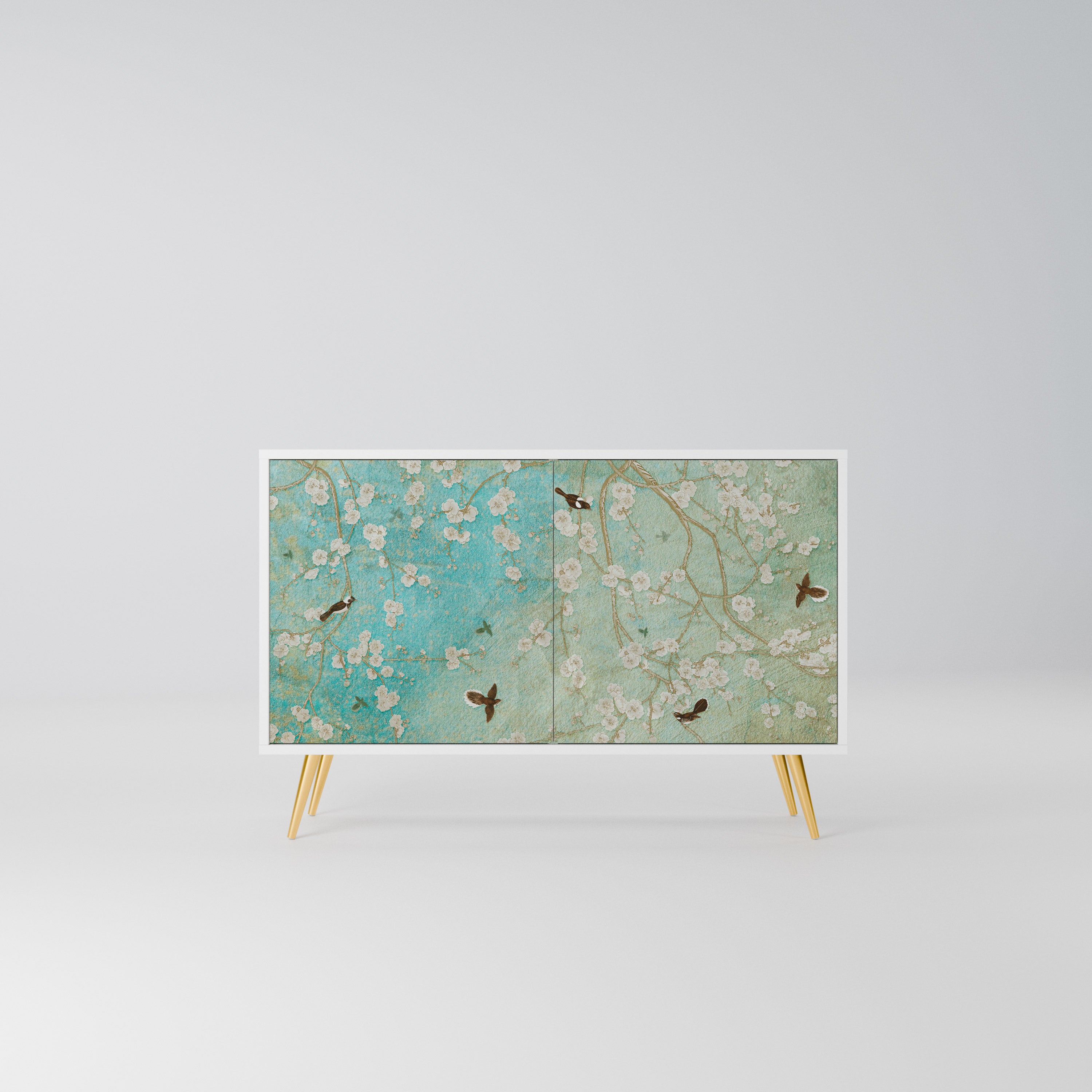 BLOOMING CHARM Komoda 2-drzwiowa korpus Biały