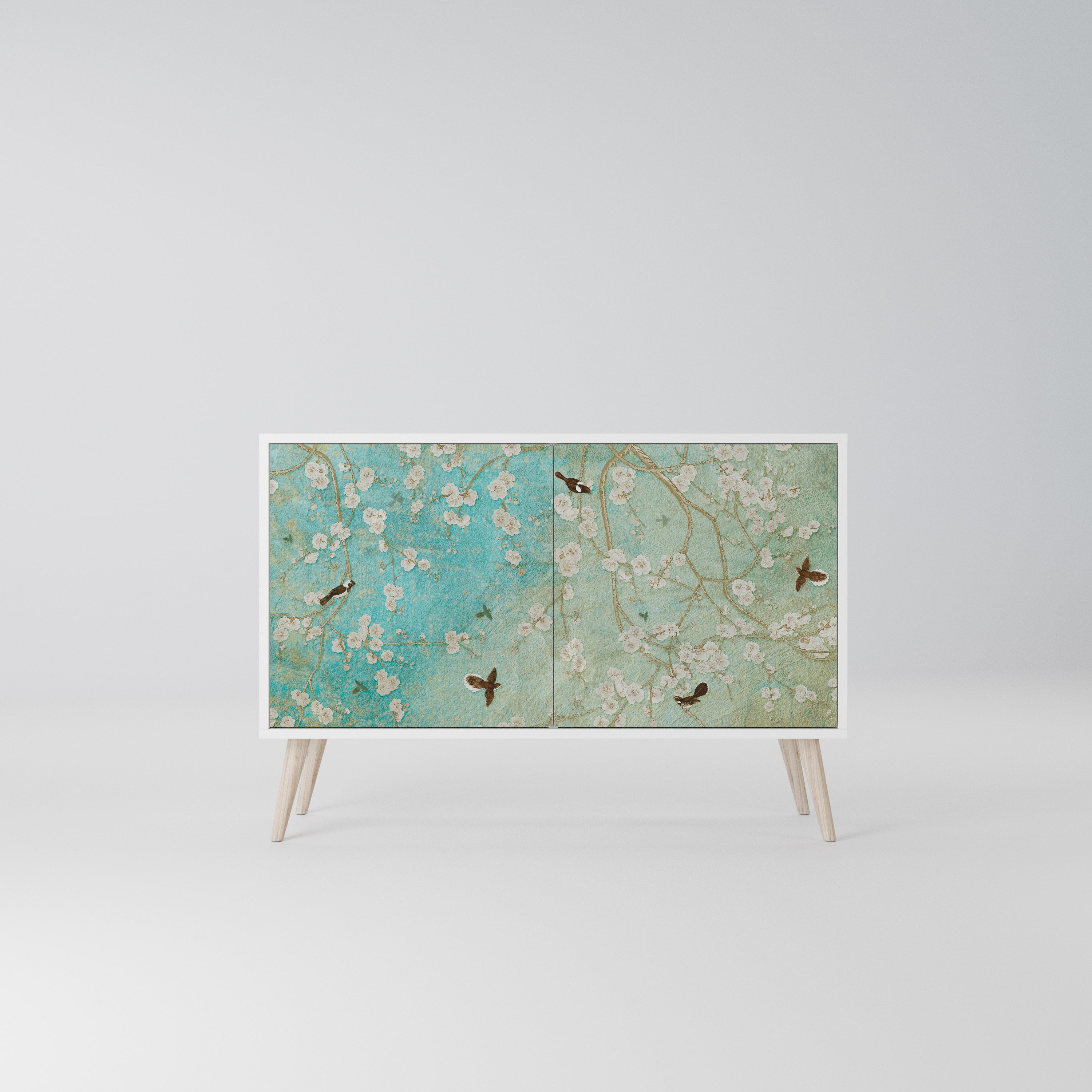 BLOOMING CHARM Komoda 2-drzwiowa korpus Biały