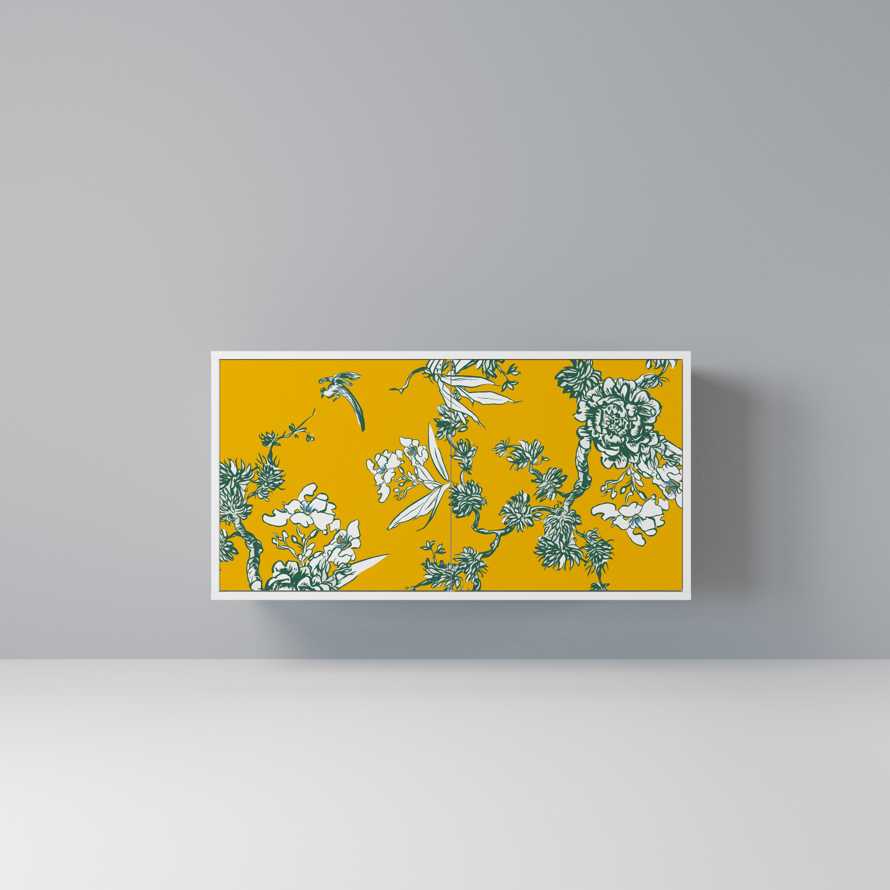 YELLOW CHINOISERIE Komoda 2-drzwiowa korpus Biały
