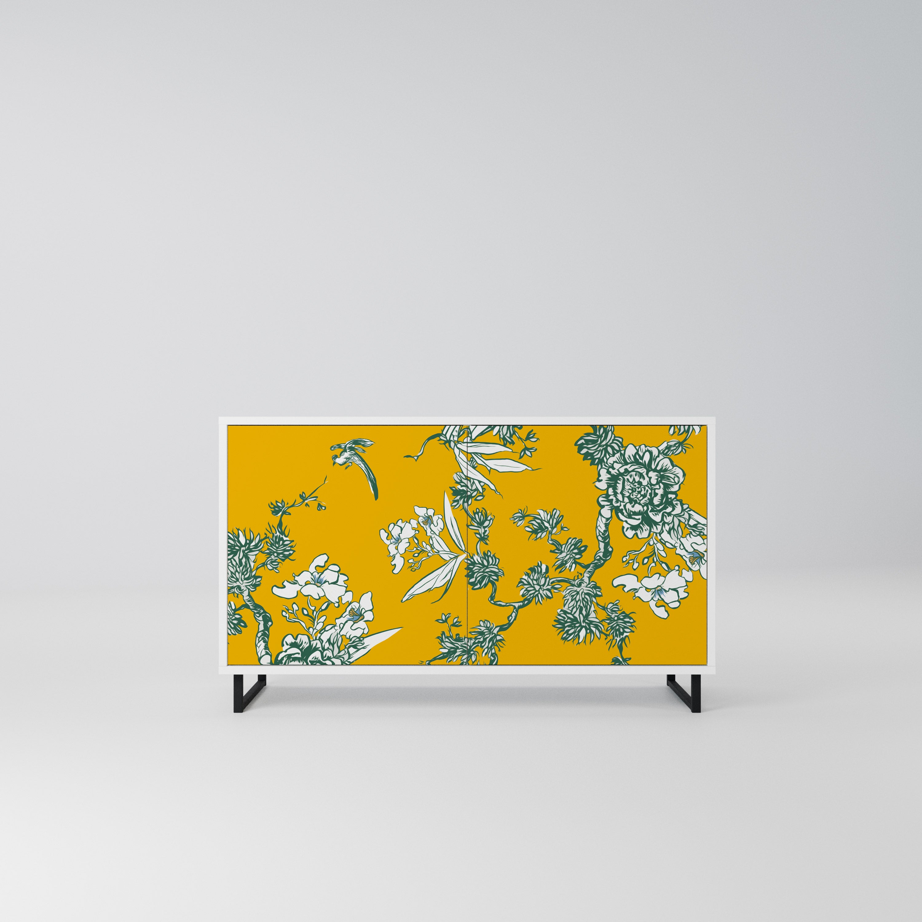 YELLOW CHINOISERIE Komoda 2-drzwiowa korpus Biały