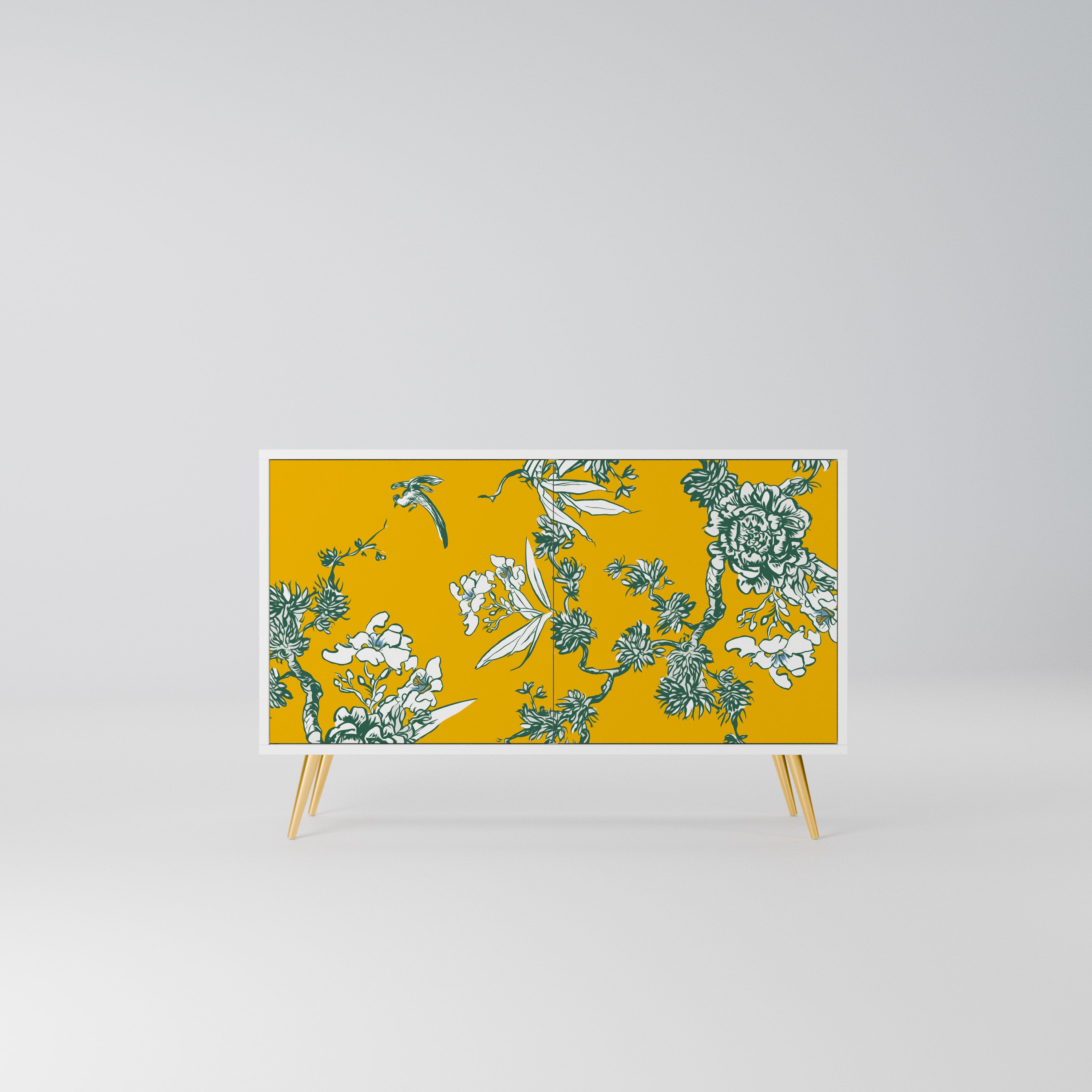 YELLOW CHINOISERIE Komoda 2-drzwiowa korpus Biały