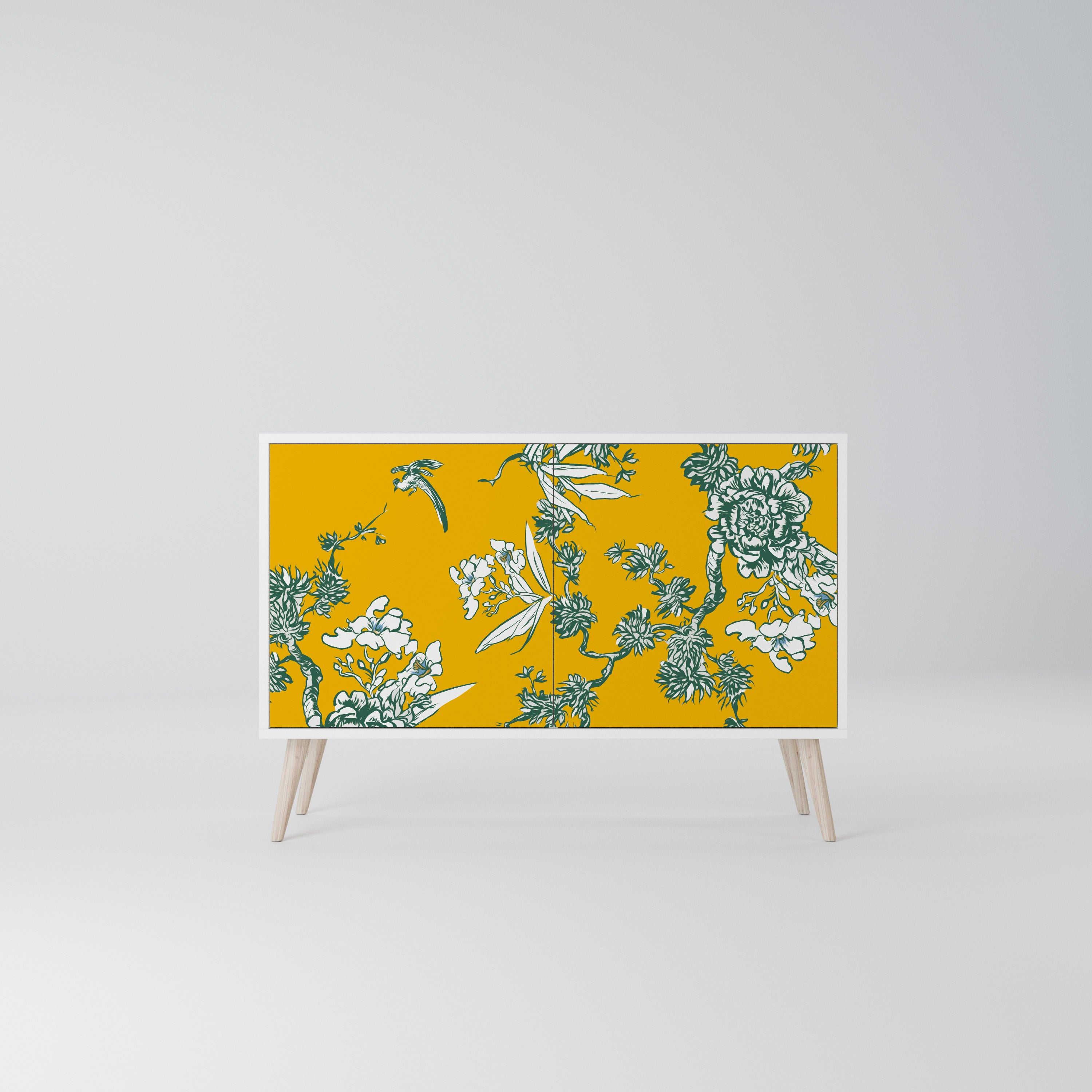 YELLOW CHINOISERIE Komoda 2-drzwiowa korpus Biały