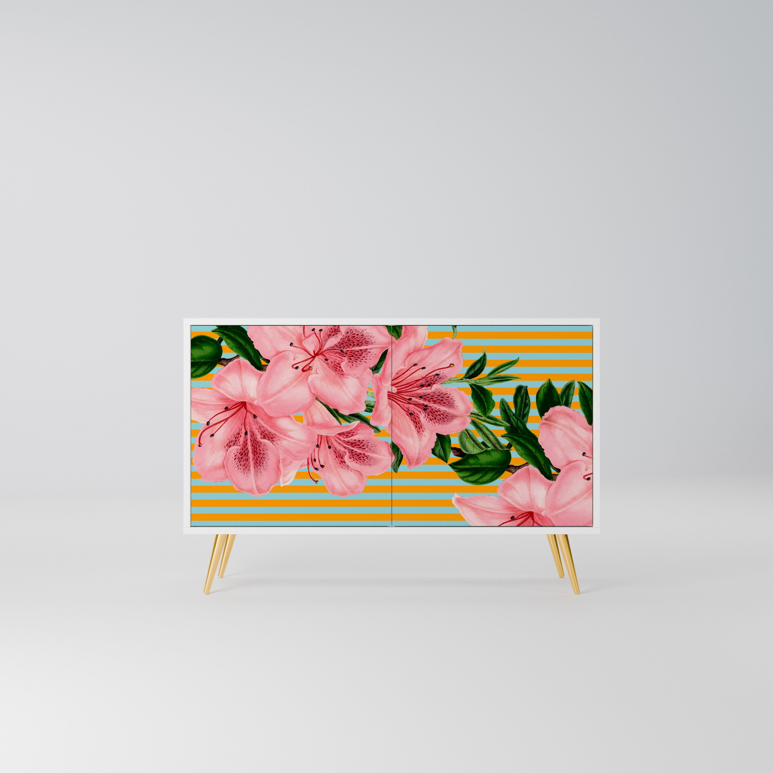 FRAGILE BEAUTY Komoda 2-drzwiowa korpus Biały