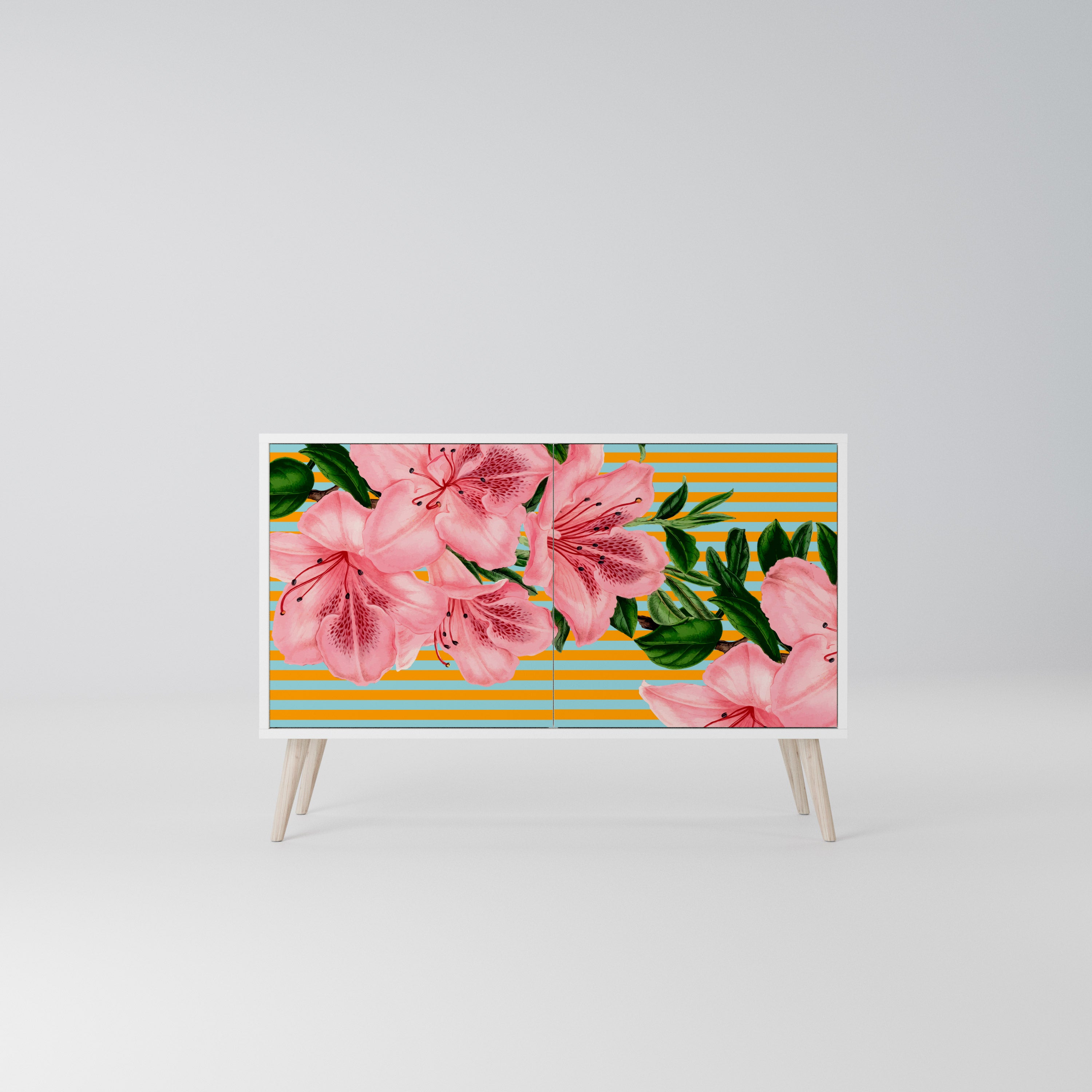 FRAGILE BEAUTY Komoda 2-drzwiowa korpus Biały