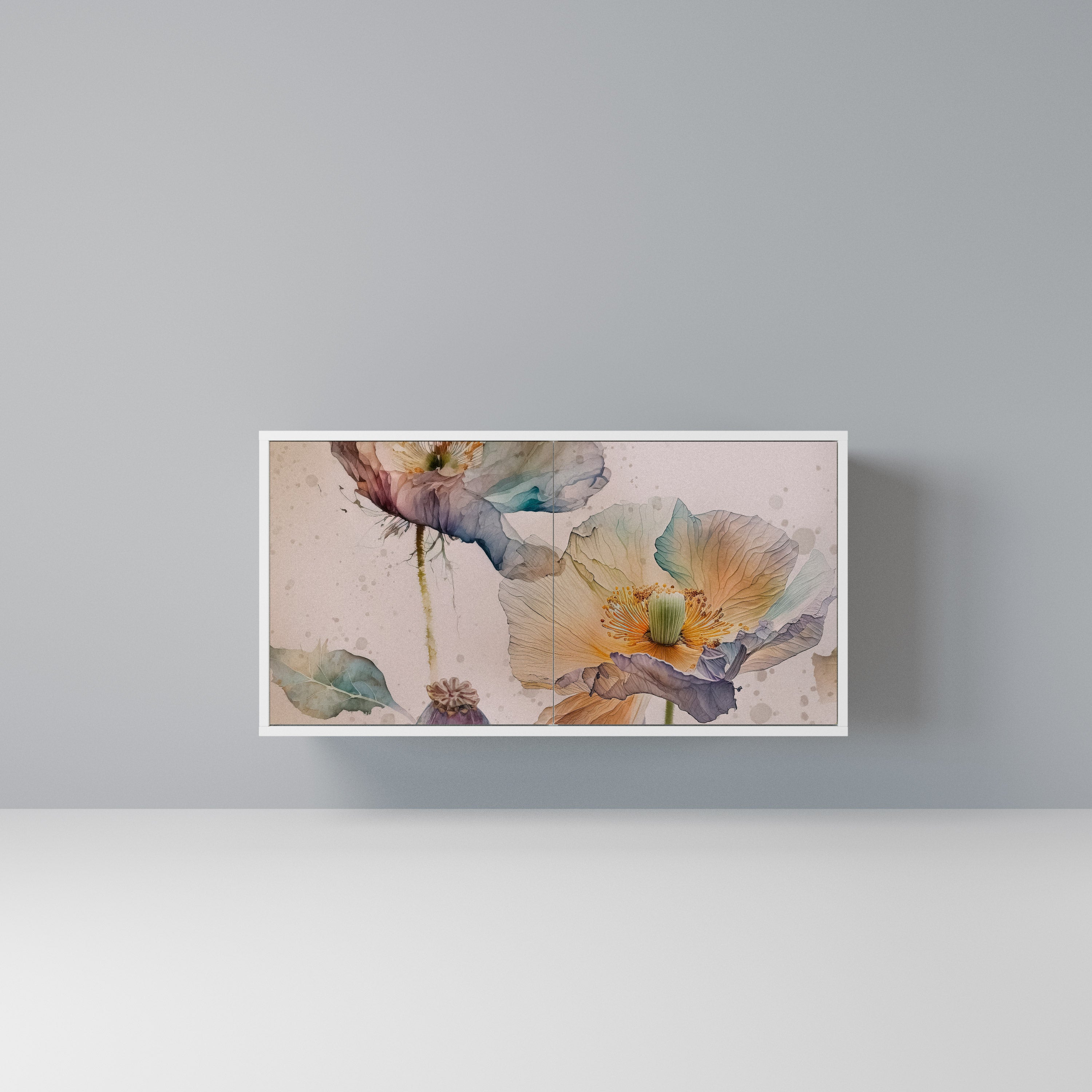 SOFTEN POPPY Komoda 2-drzwiowa korpus Biały