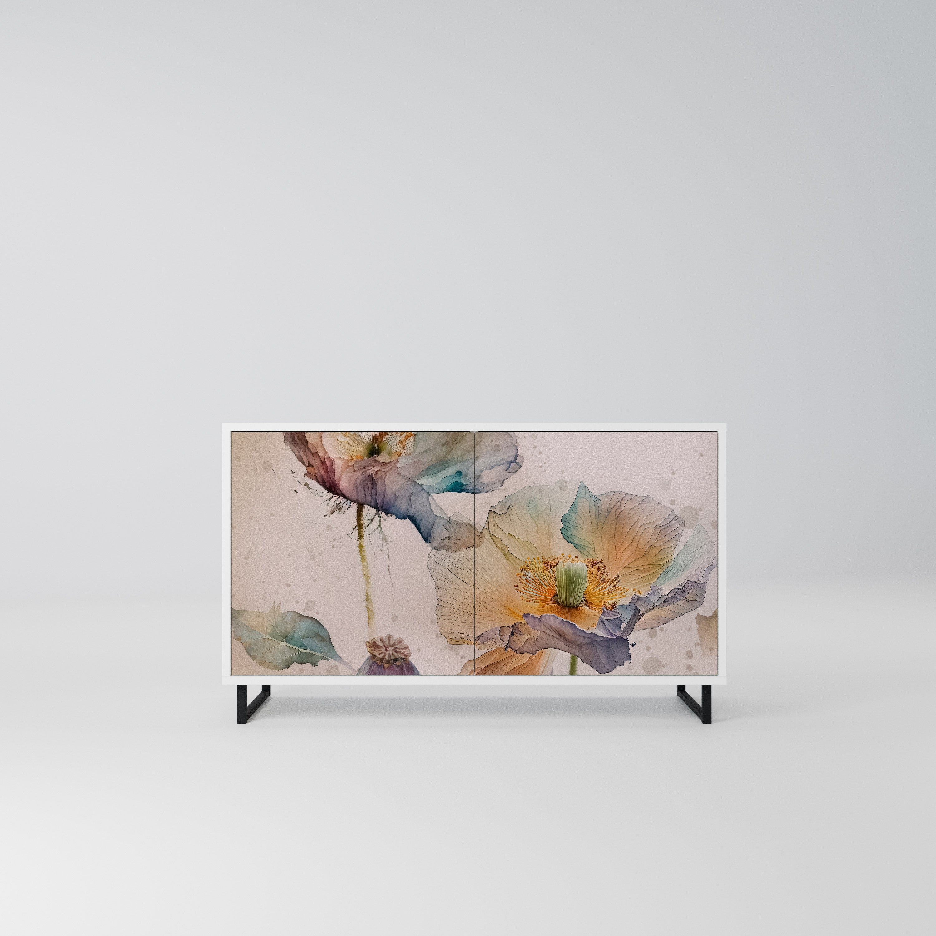 SOFTEN POPPY Komoda 2-drzwiowa korpus Biały