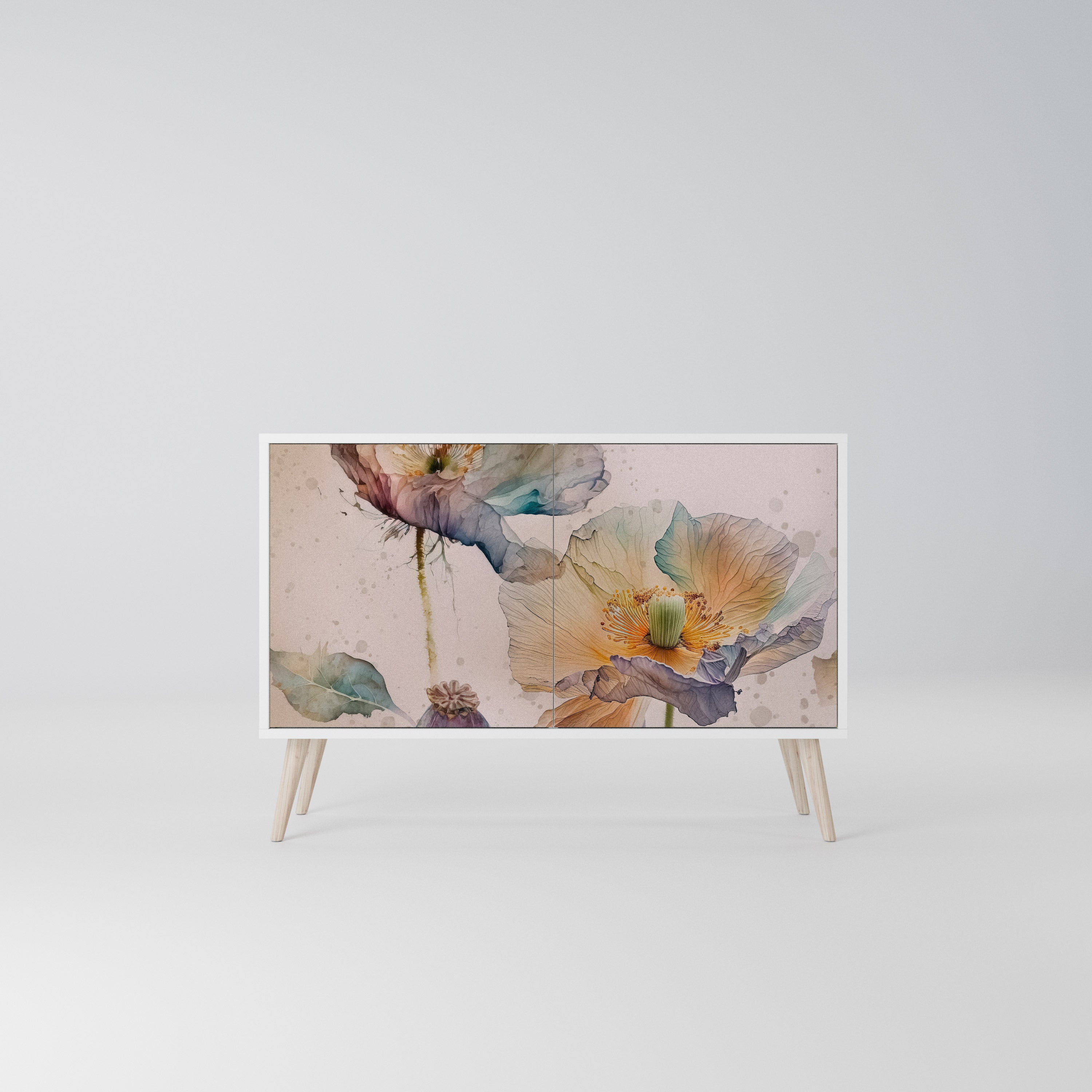 SOFTEN POPPY Komoda 2-drzwiowa korpus Biały