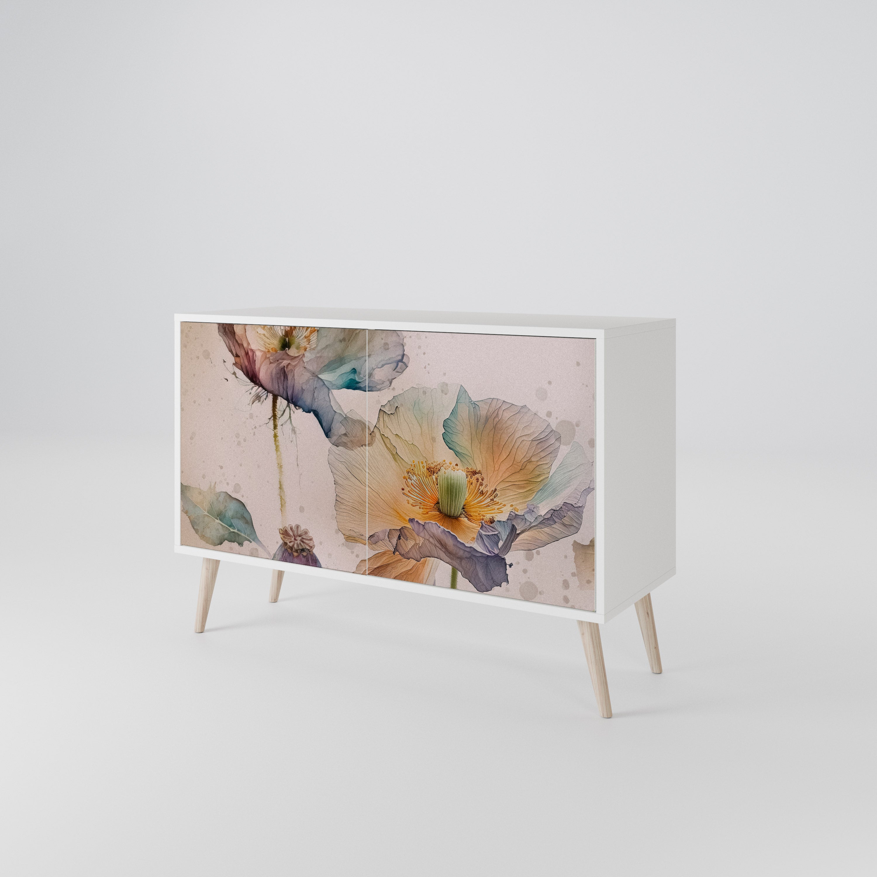 SOFTEN POPPY Komoda 2-drzwiowa korpus Biały