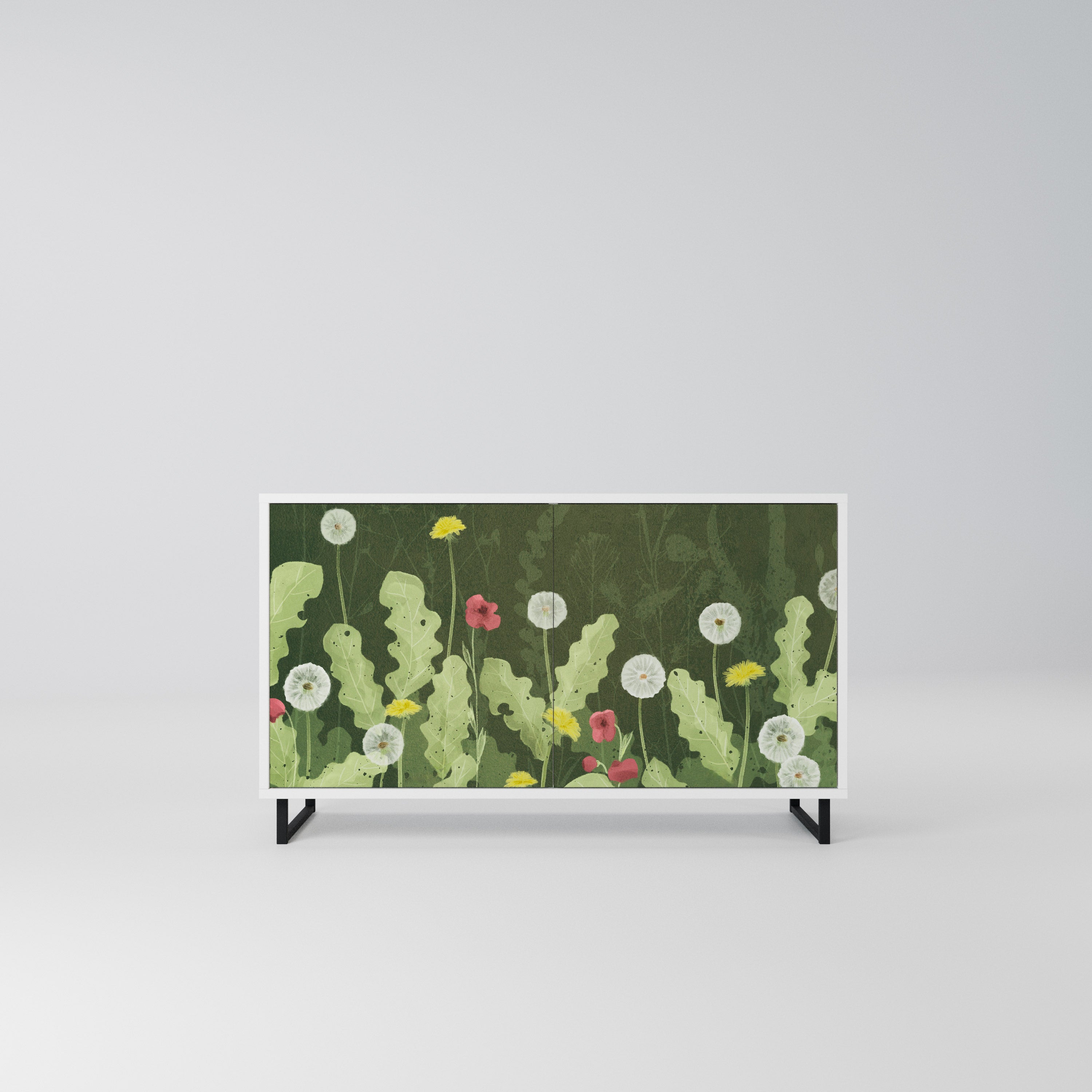 DANDELION AMUSE Komoda 2-drzwiowa korpus Biały