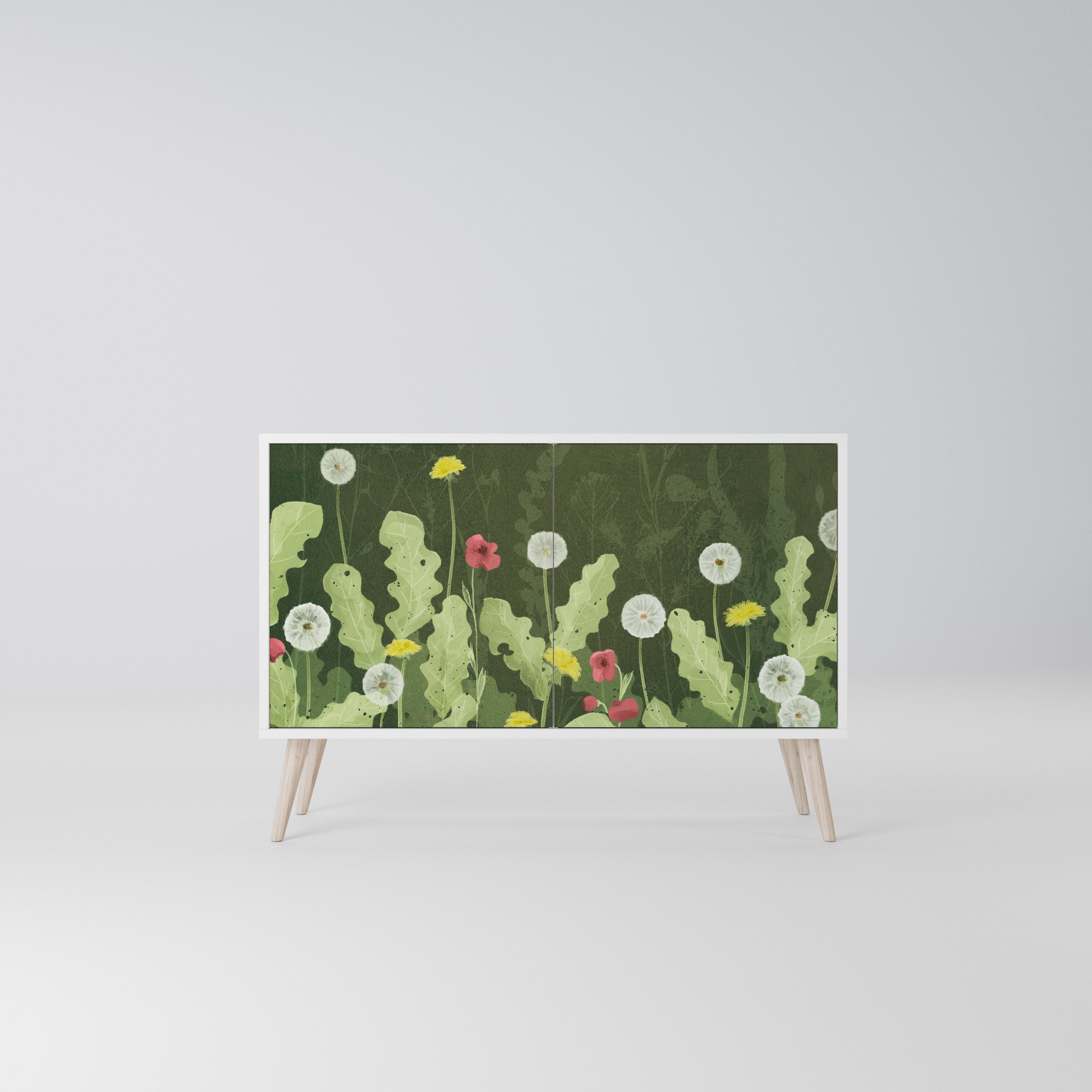 DANDELION AMUSE Komoda 2-drzwiowa korpus Biały