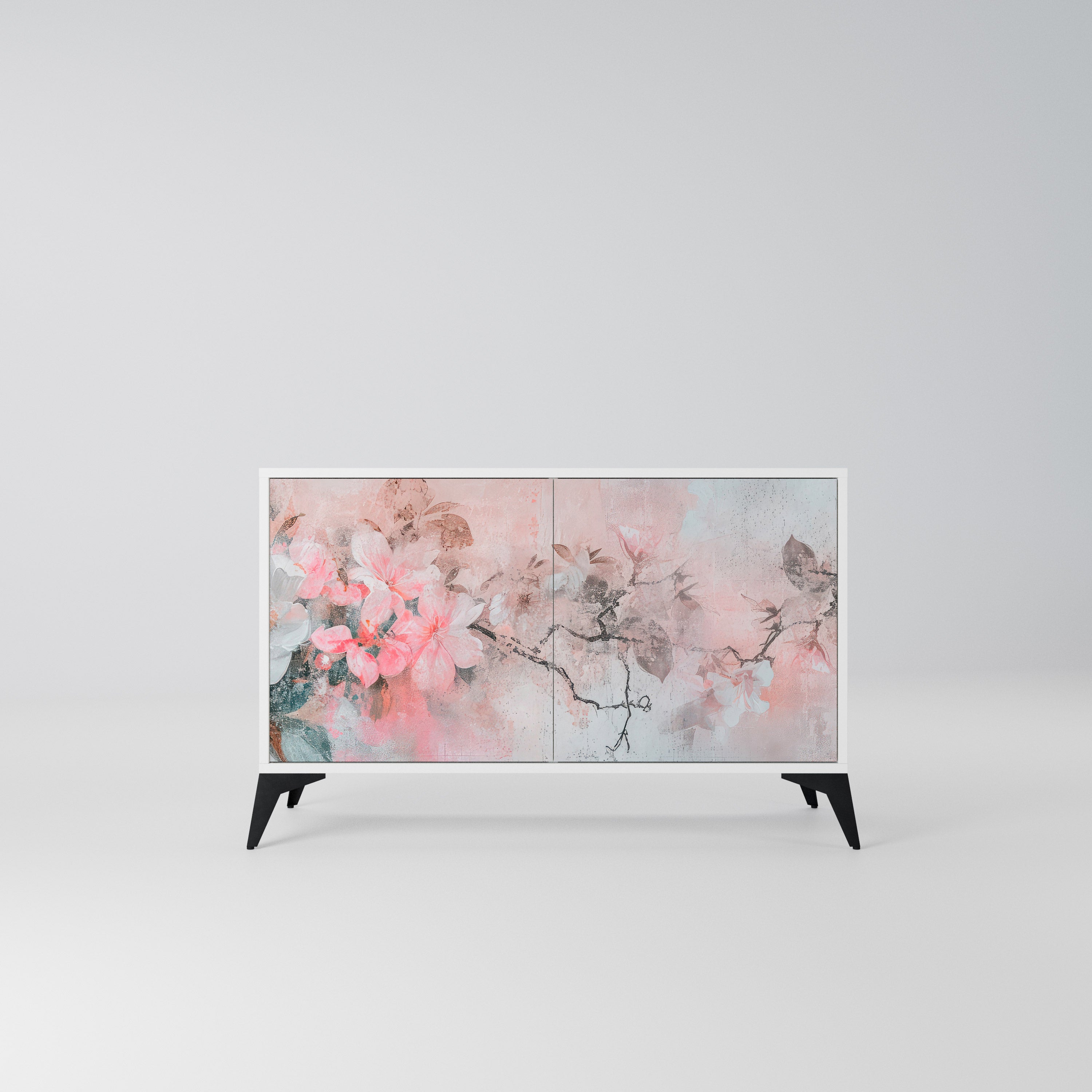 CHERRY BLOSSOM Komoda 2-drzwiowa korpus Biały