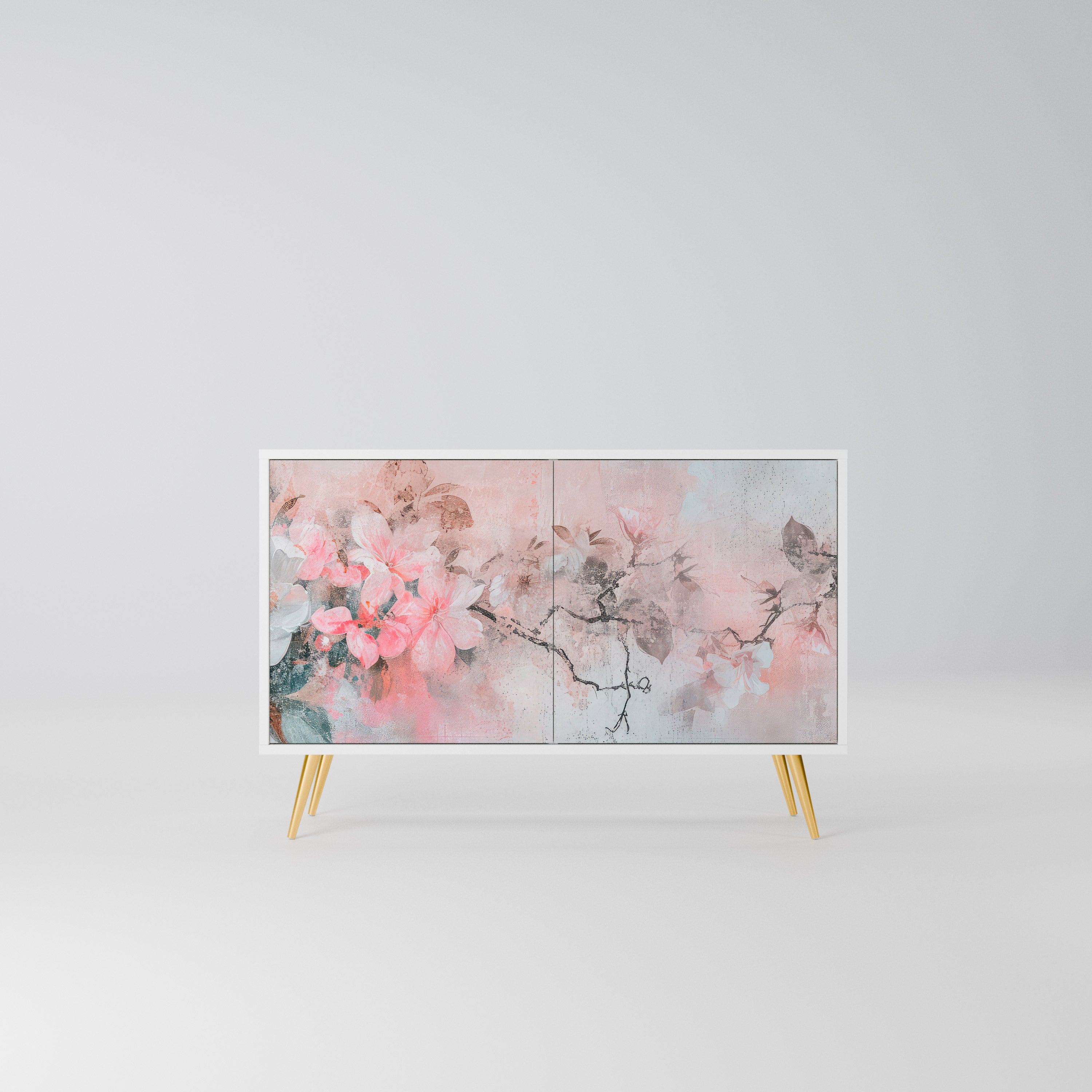 CHERRY BLOSSOM Komoda 2-drzwiowa korpus Biały