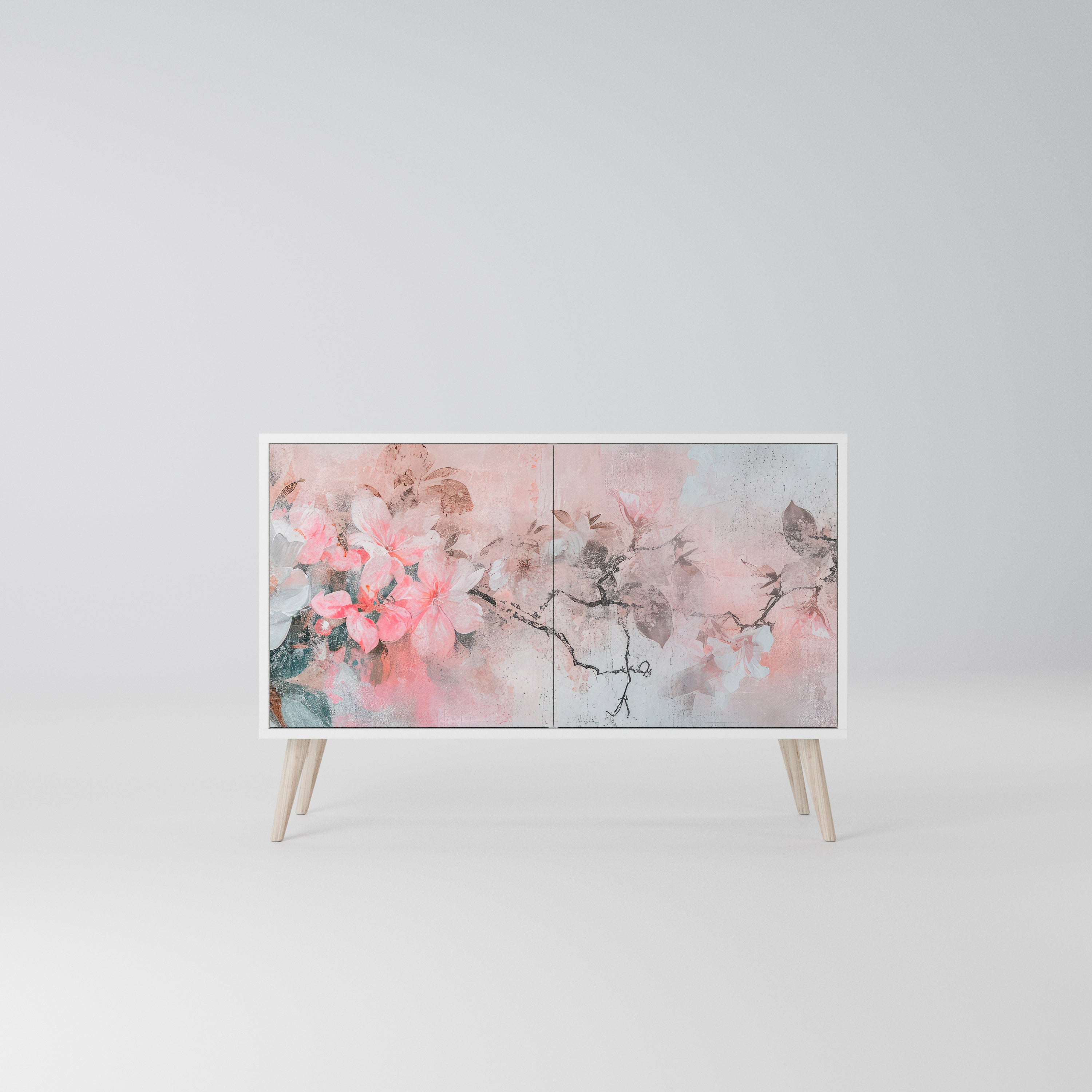 CHERRY BLOSSOM Komoda 2-drzwiowa korpus Biały