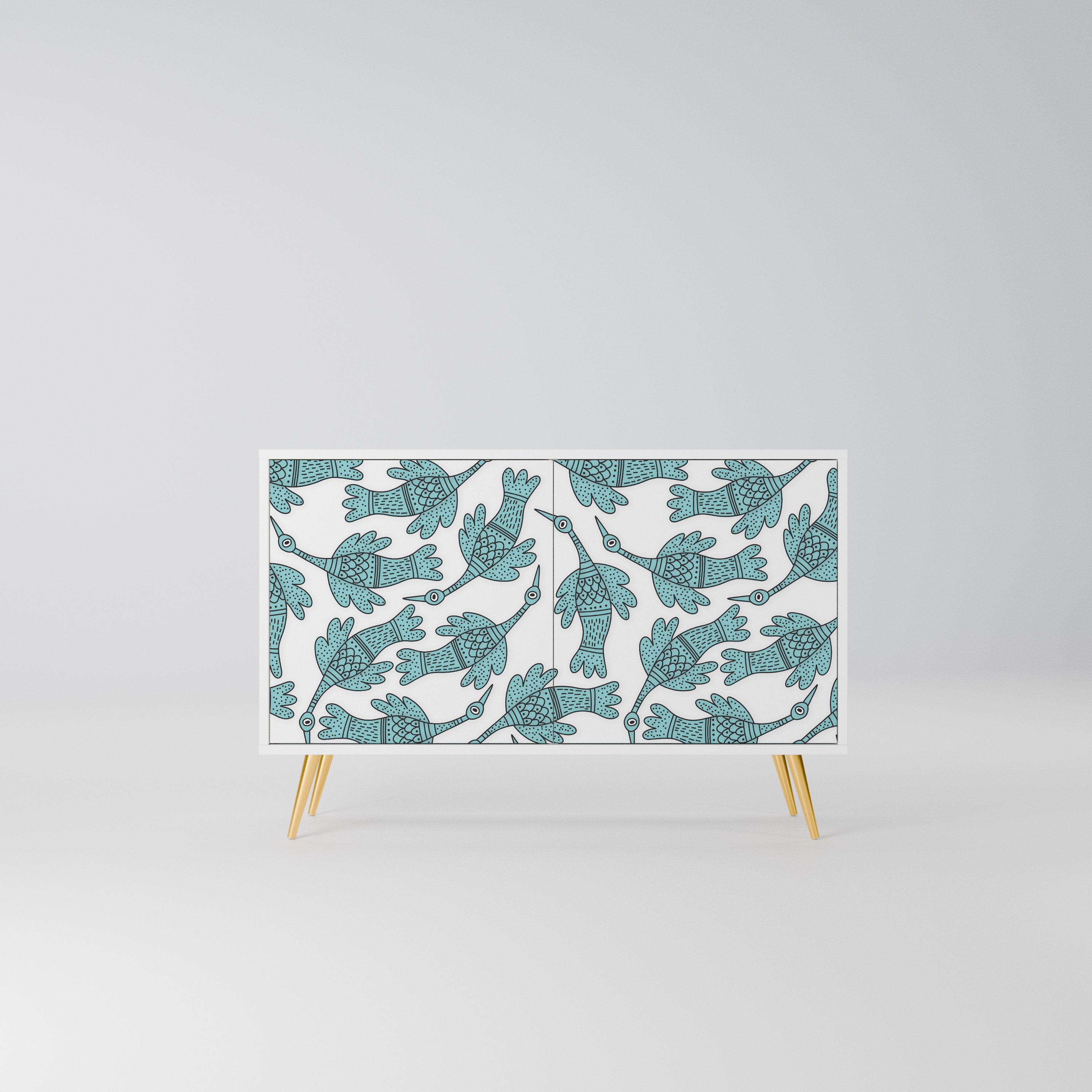 WATERSPOUT SONGIBIRD Komoda 2-drzwiowa korpus Biały