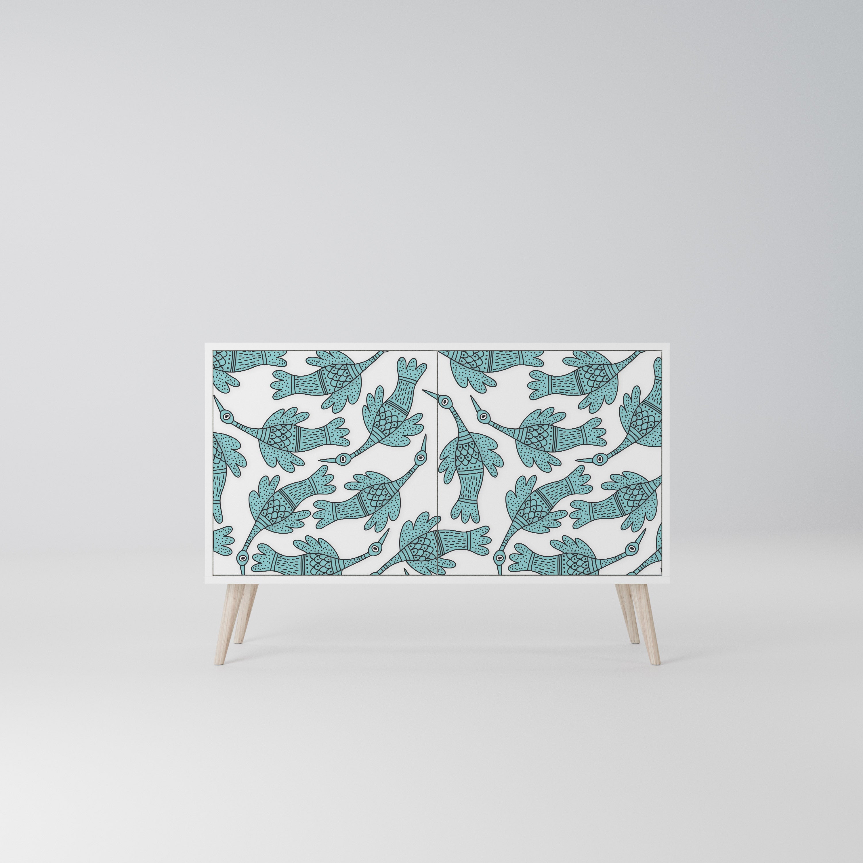 WATERSPOUT SONGIBIRD Komoda 2-drzwiowa korpus Biały