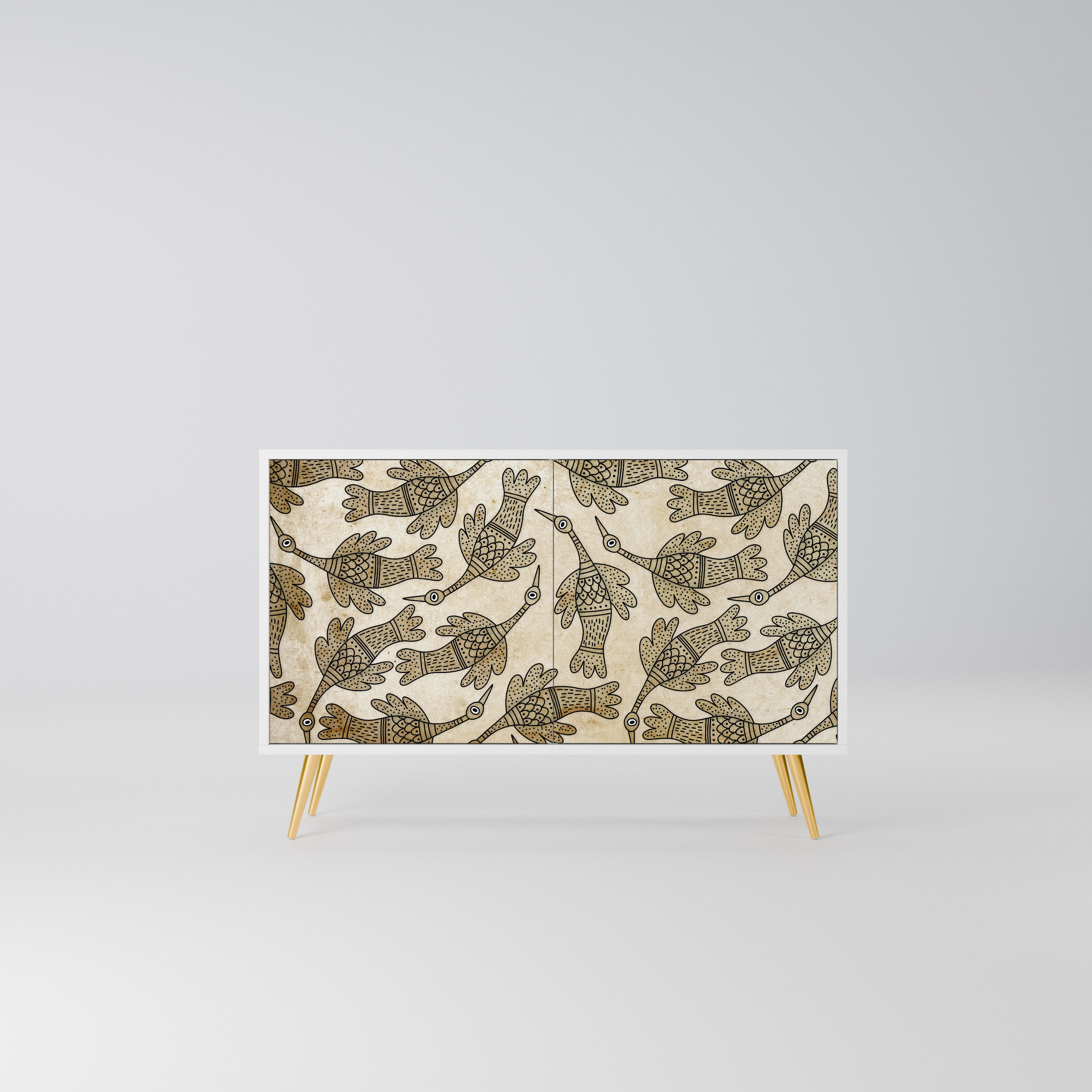 ALMONDINE SONGBIRD Komoda 2-drzwiowa korpus Biały