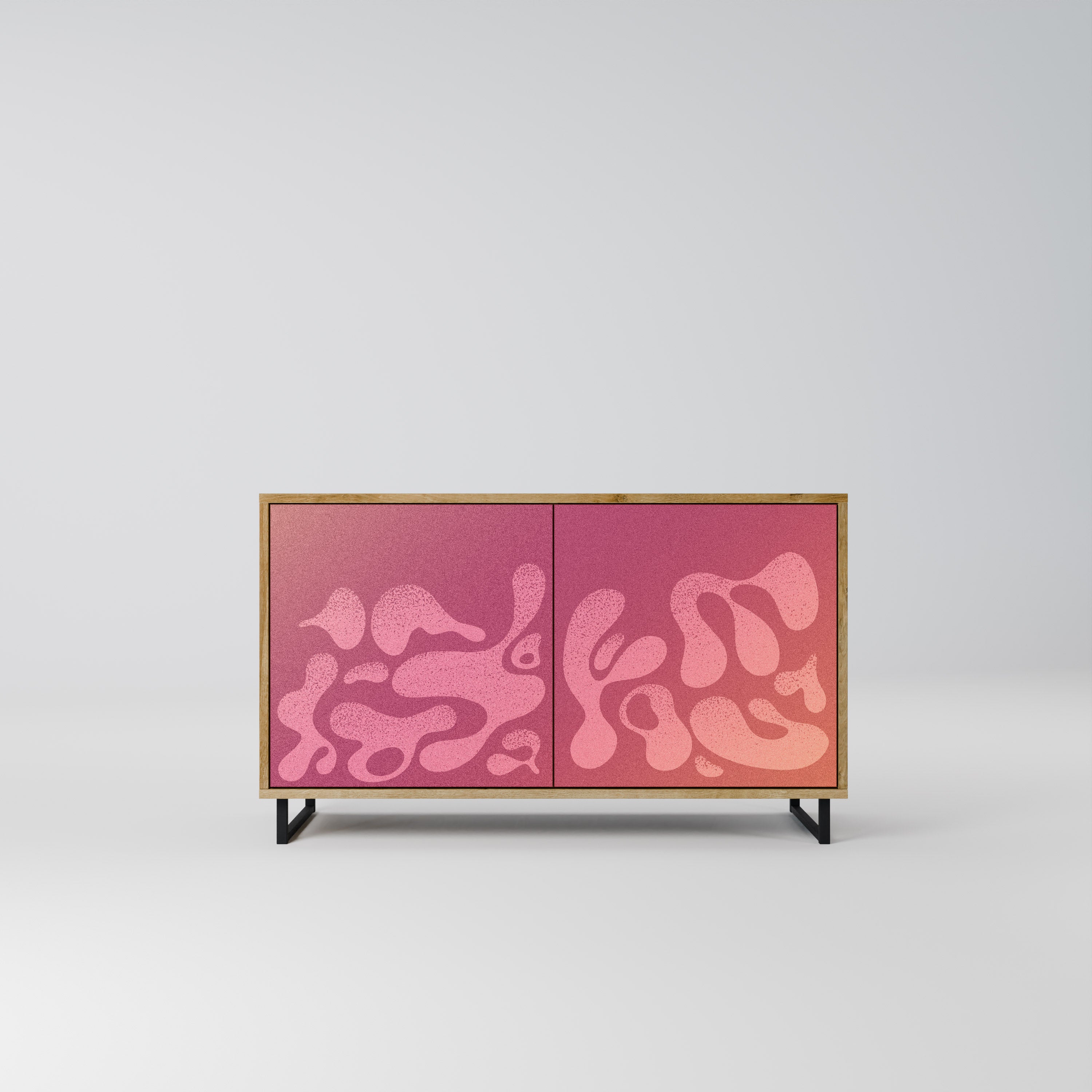 IRREGULAR PINK Komoda 2-drzwiowa
