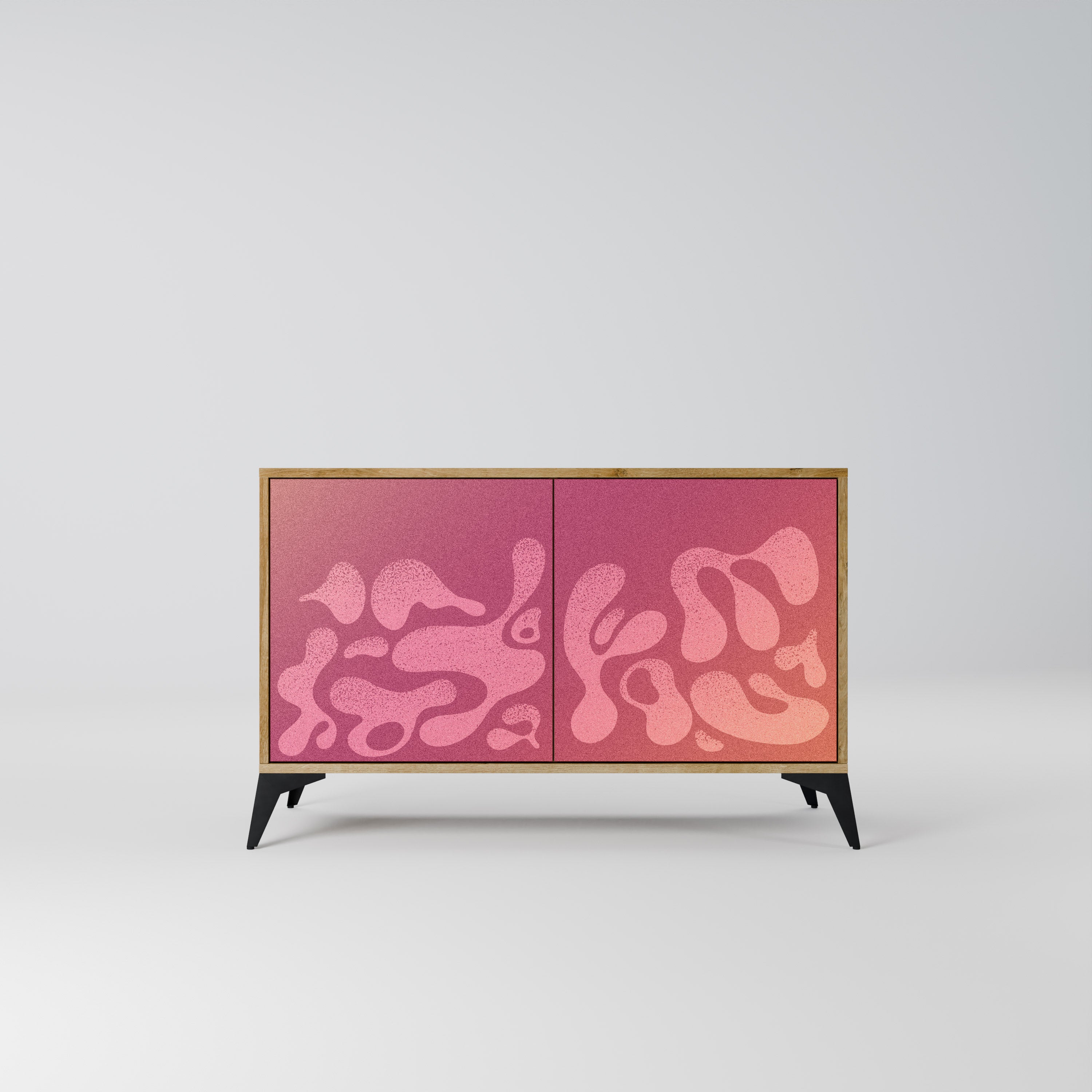 IRREGULAR PINK Komoda 2-drzwiowa