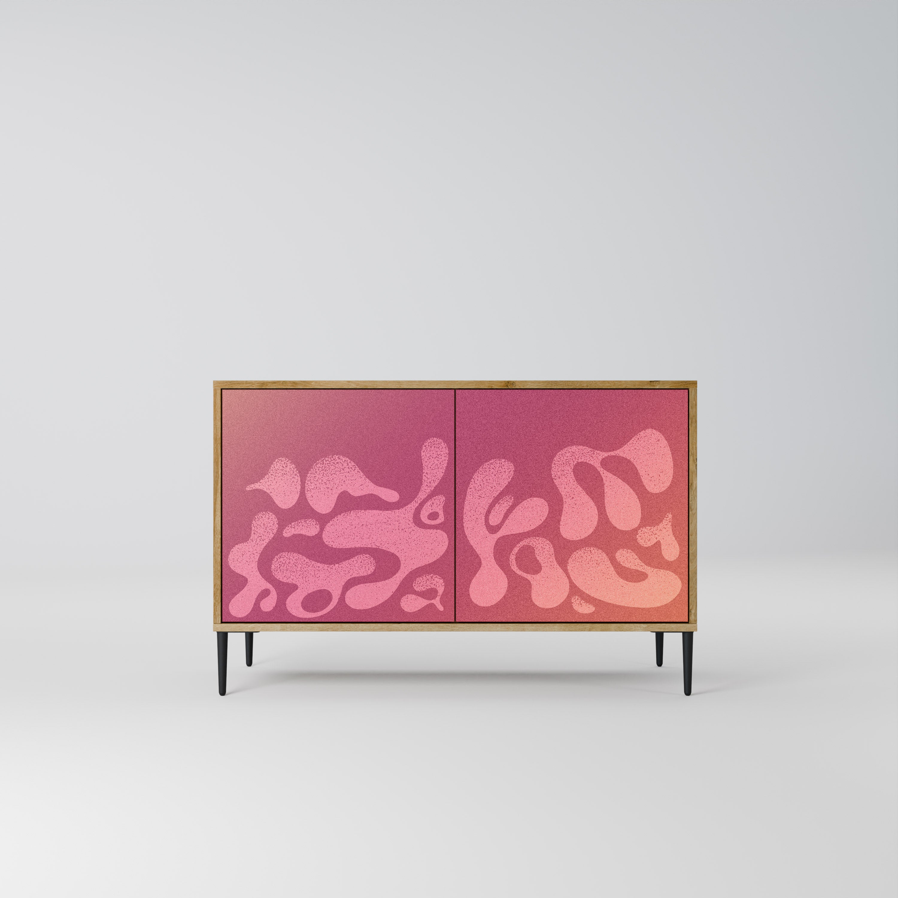 IRREGULAR PINK Komoda 2-drzwiowa