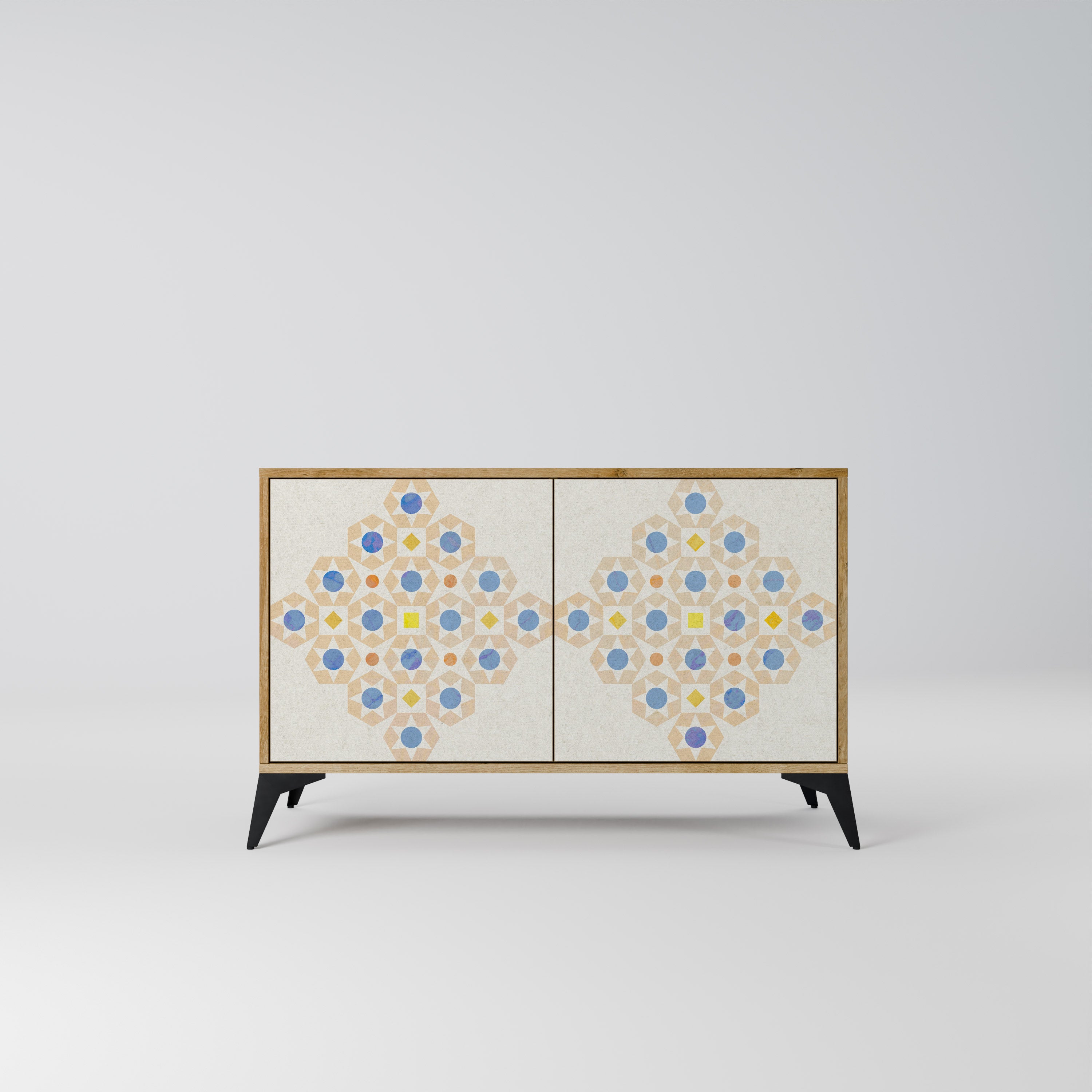 PATTERNED PRISM Komoda 2-drzwiowa