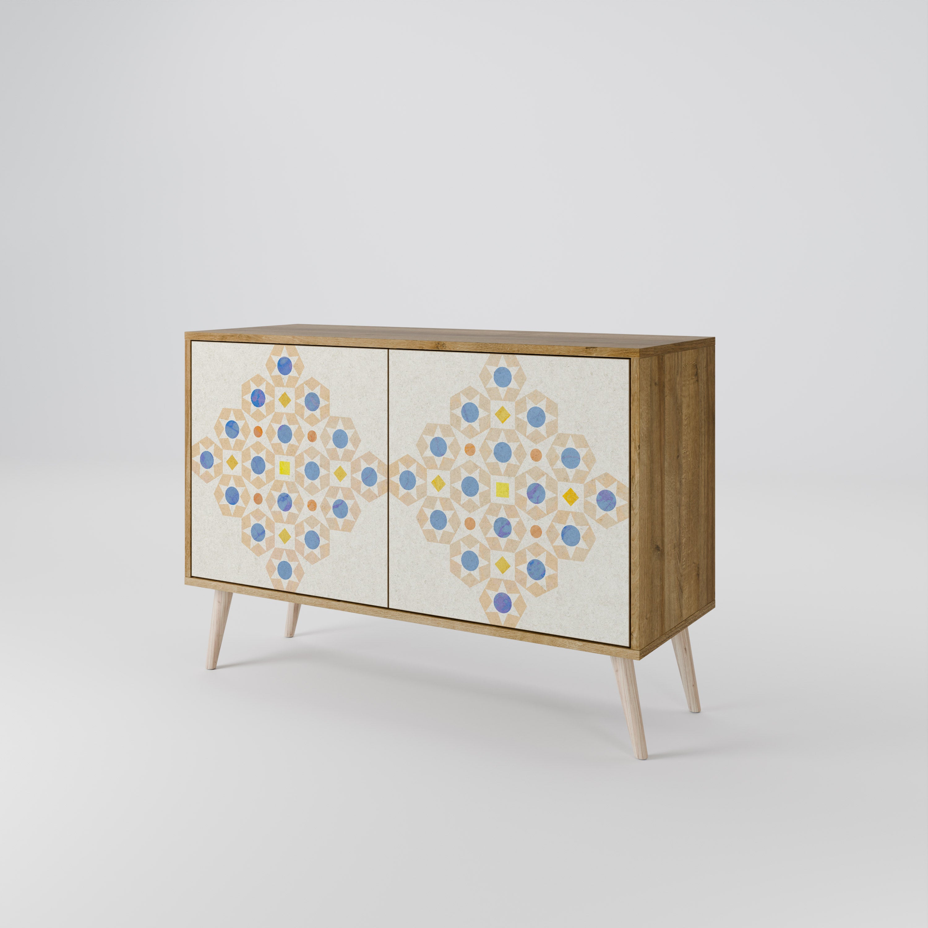 PATTERNED PRISM Komoda 2-drzwiowa