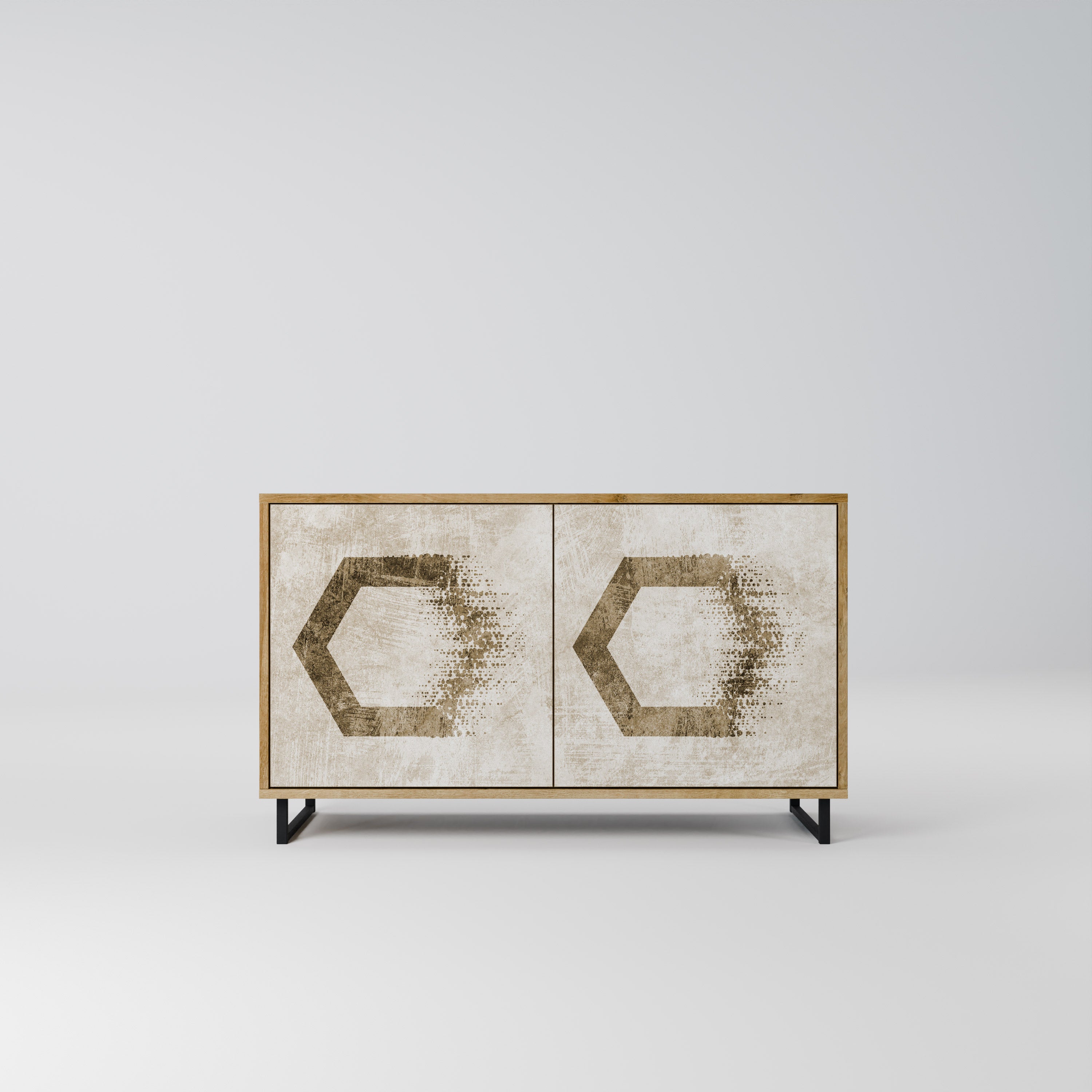 HEXAGONAL SHAPES Komoda 2-drzwiowa