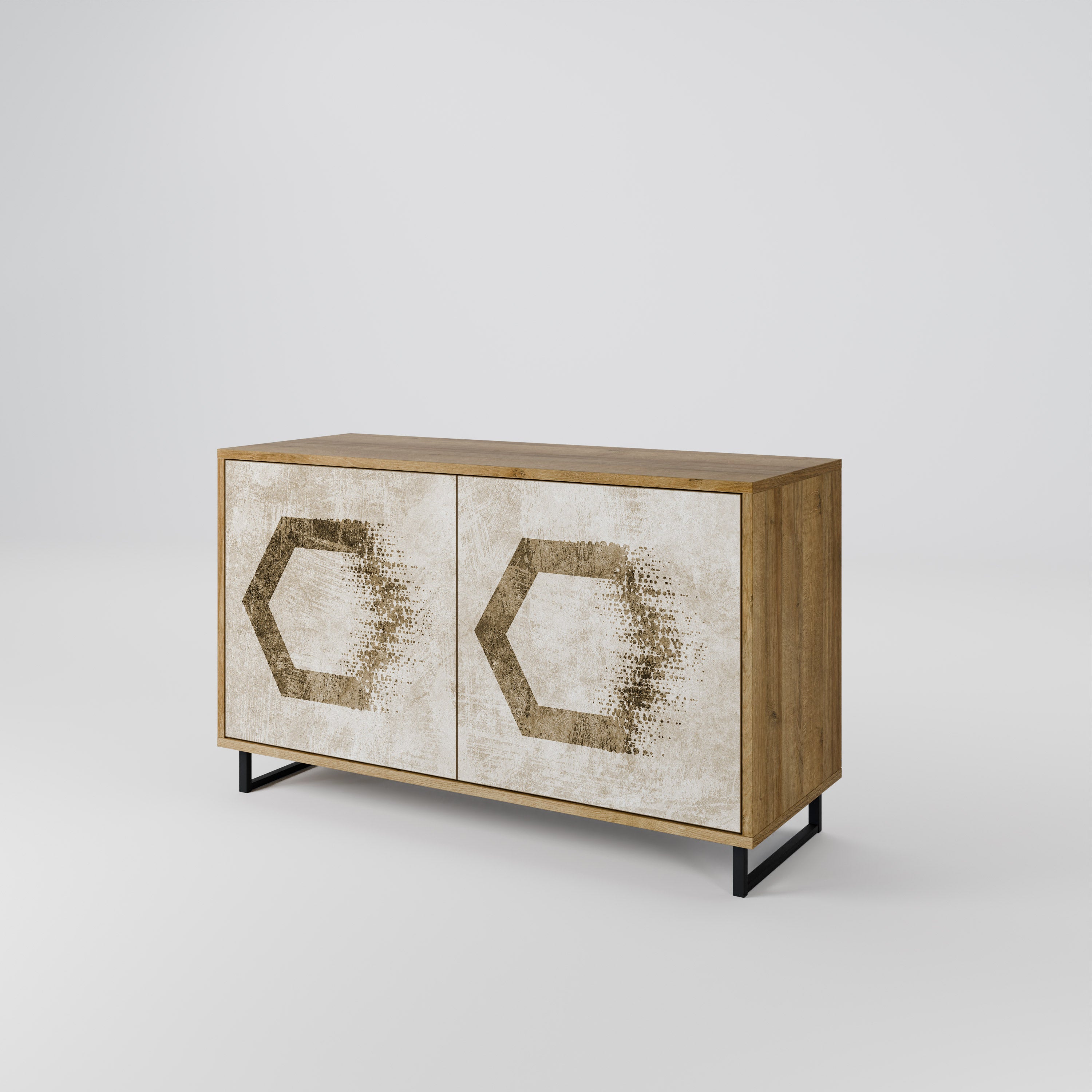 HEXAGONAL SHAPES Komoda 2-drzwiowa
