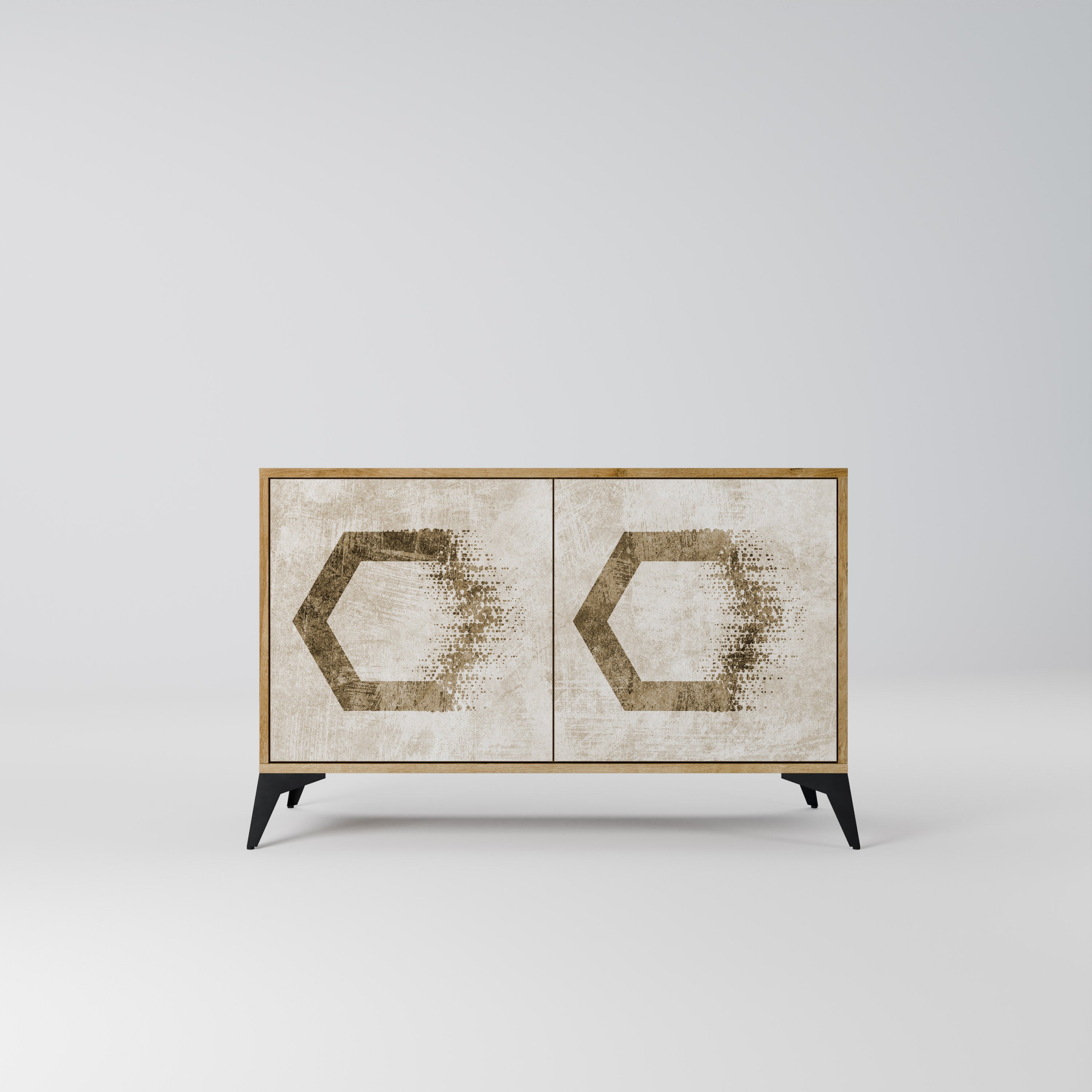 HEXAGONAL SHAPES Komoda 2-drzwiowa
