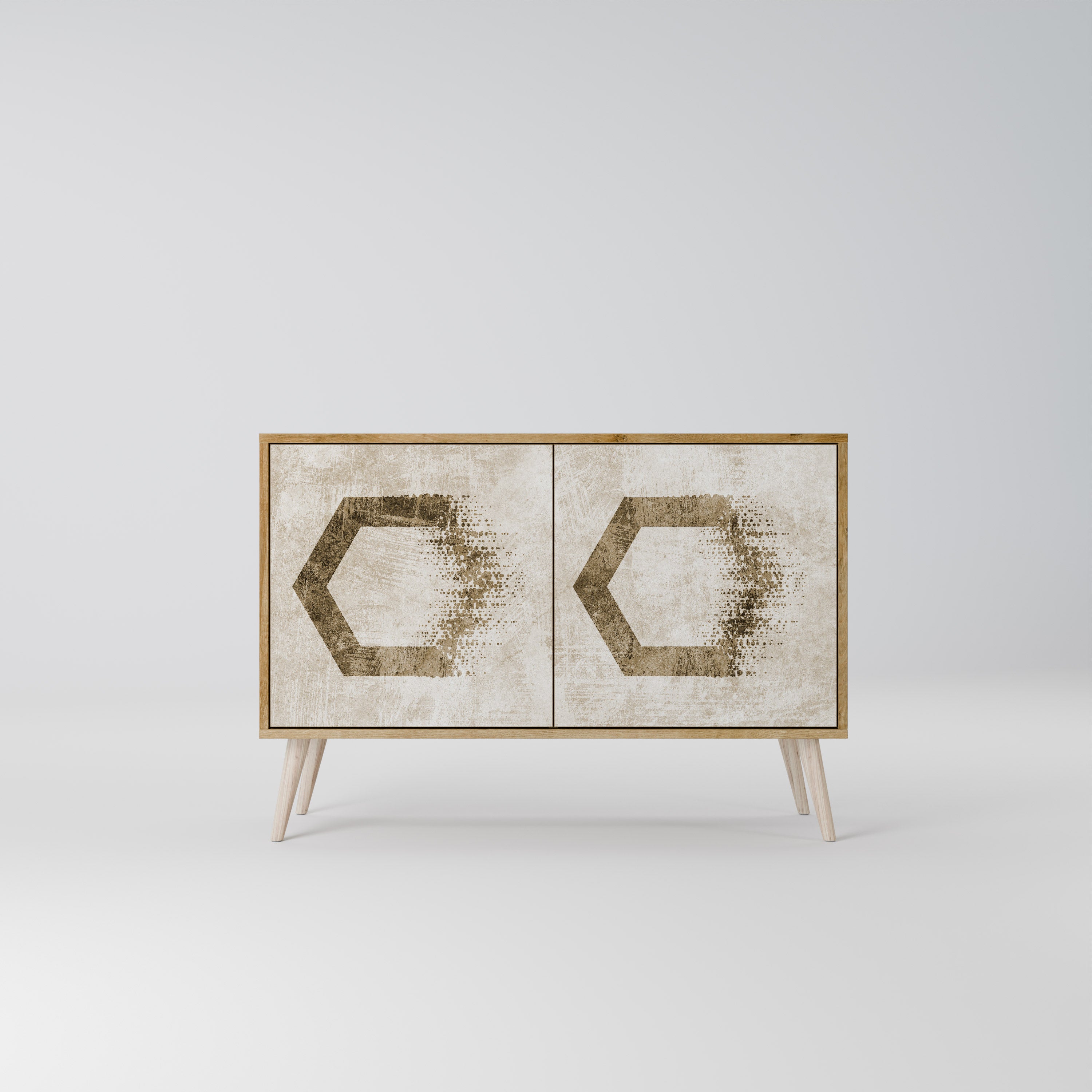 HEXAGONAL SHAPES Komoda 2-drzwiowa