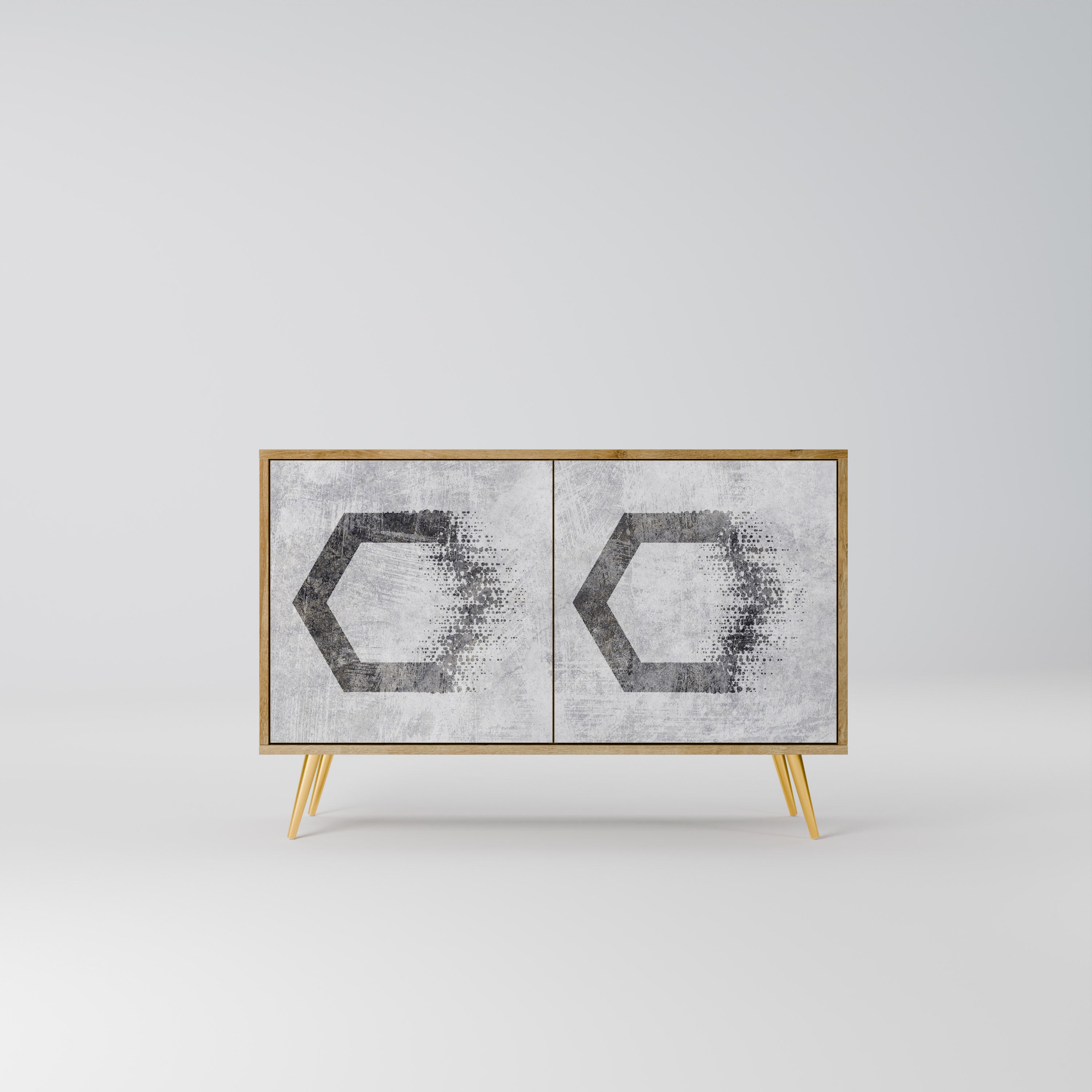 HEXAGONAL FIGURES Komoda 2-drzwiowa