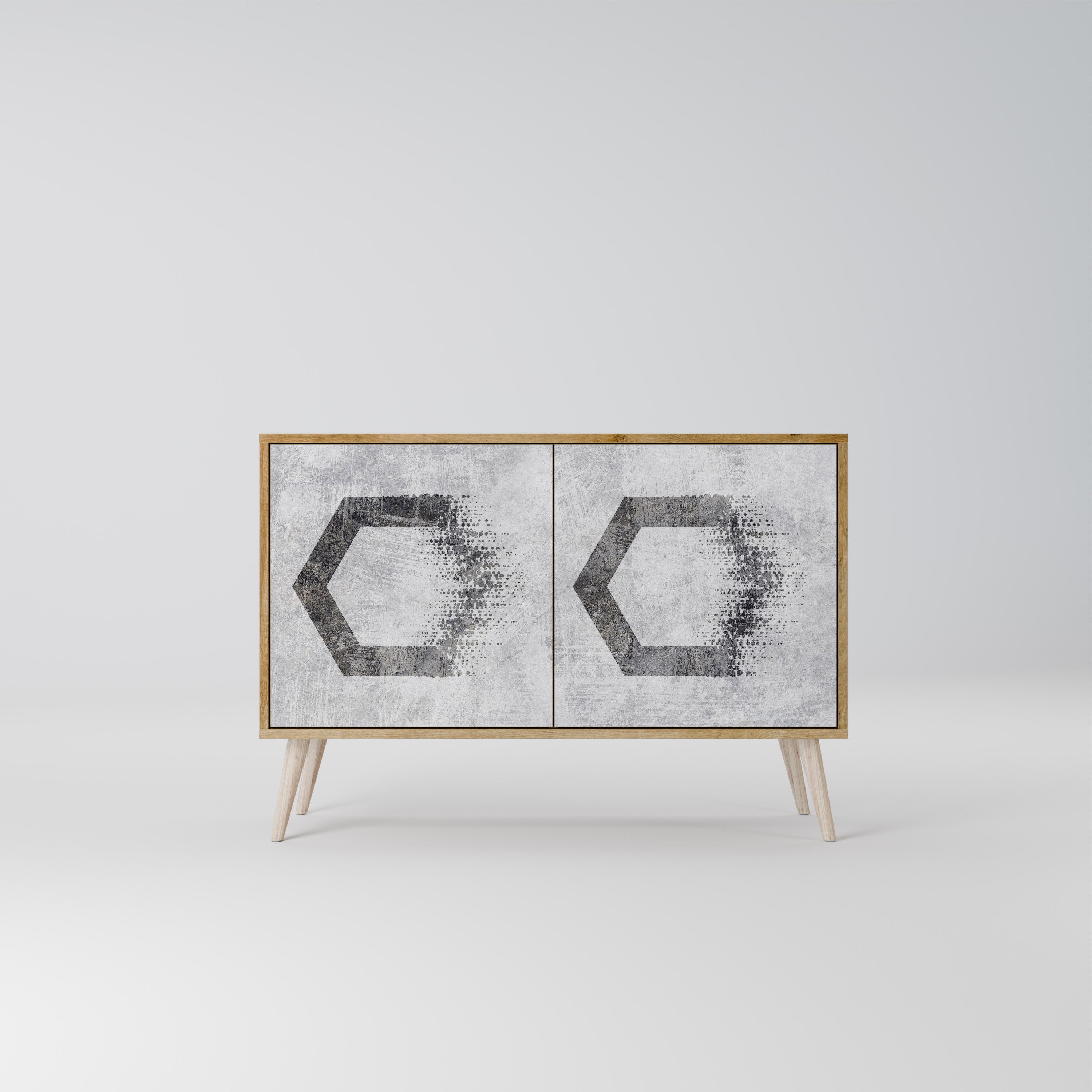 HEXAGONAL FIGURES Komoda 2-drzwiowa