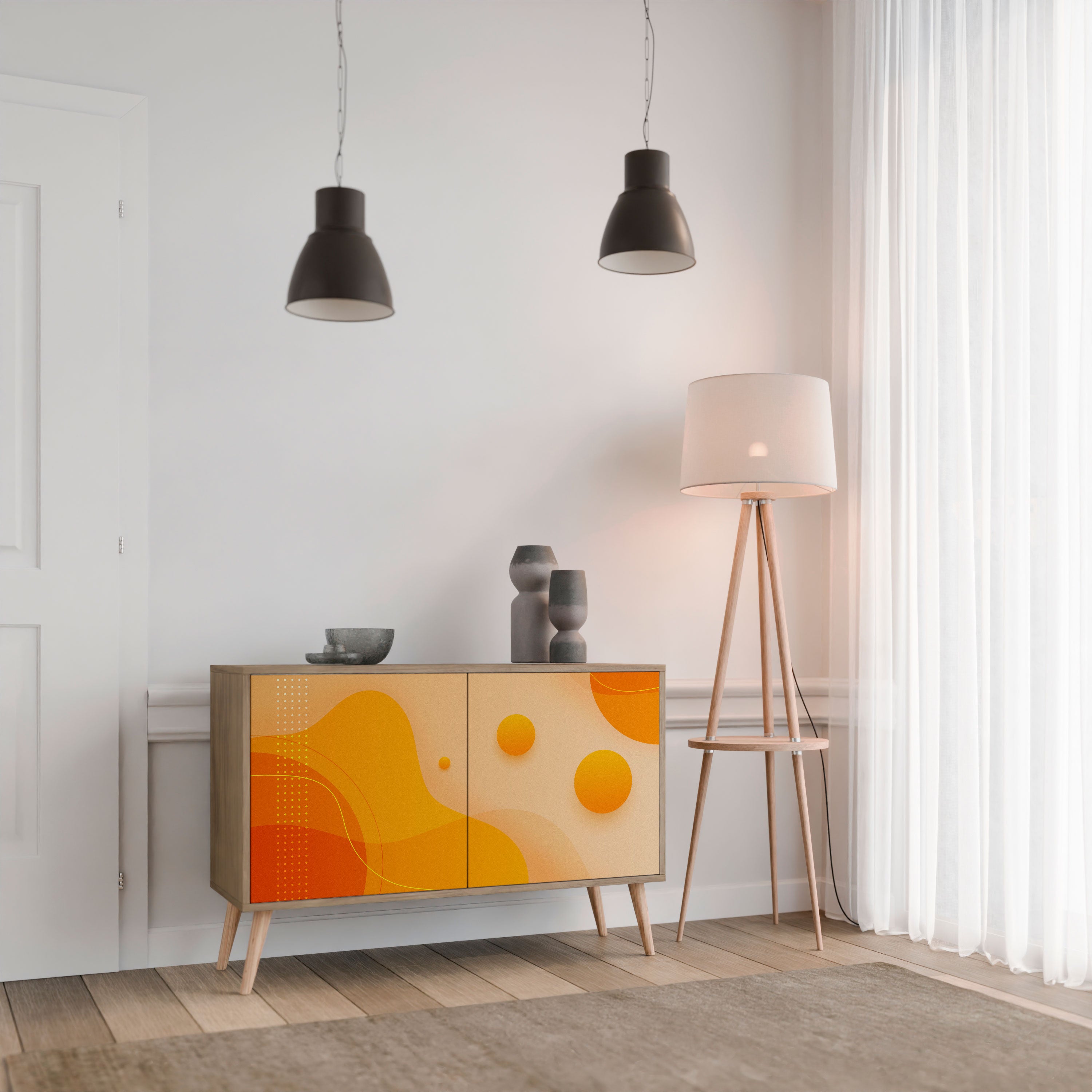 ORANGE ARRANGEMENT Komoda 2-drzwiowa