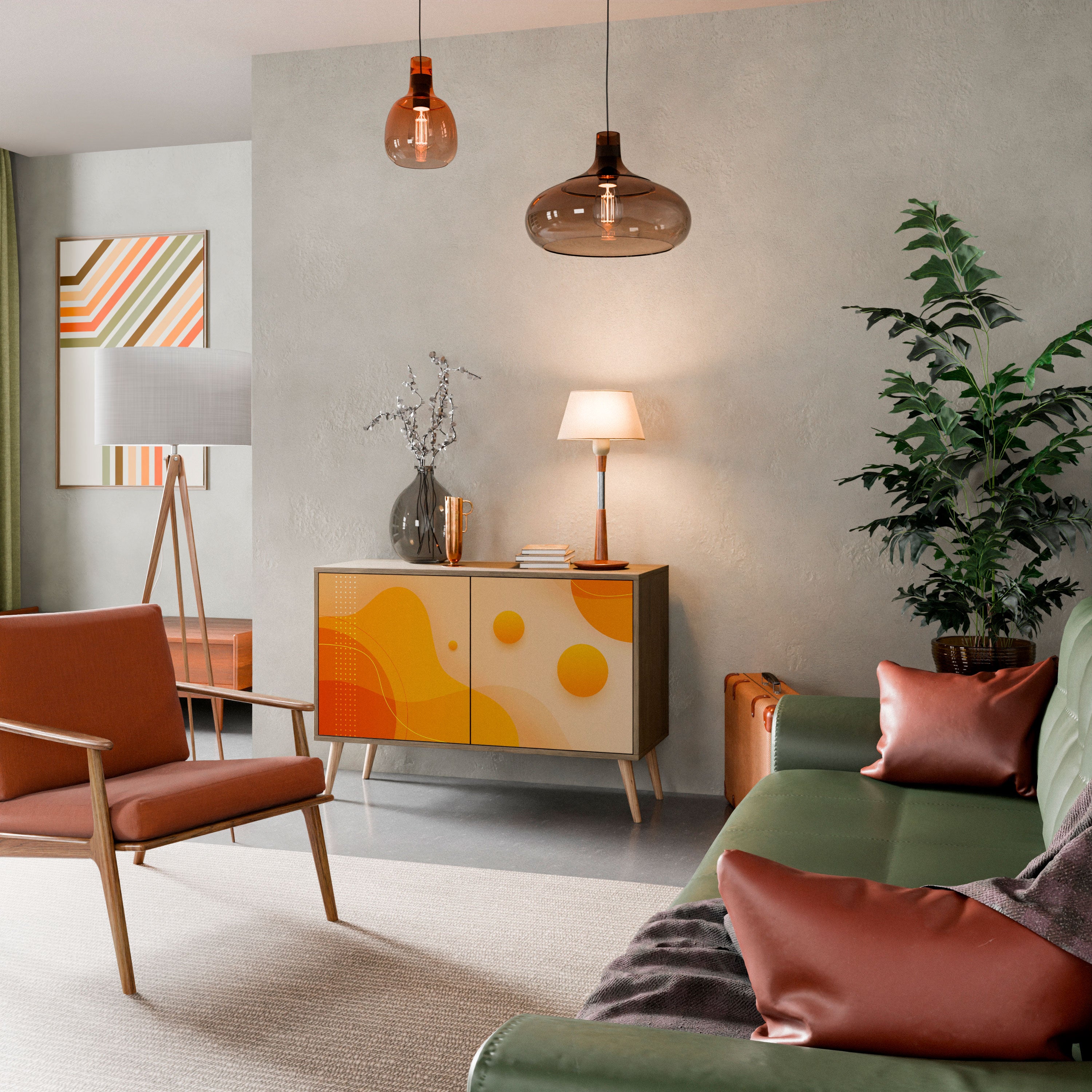 ORANGE ARRANGEMENT Komoda 2-drzwiowa