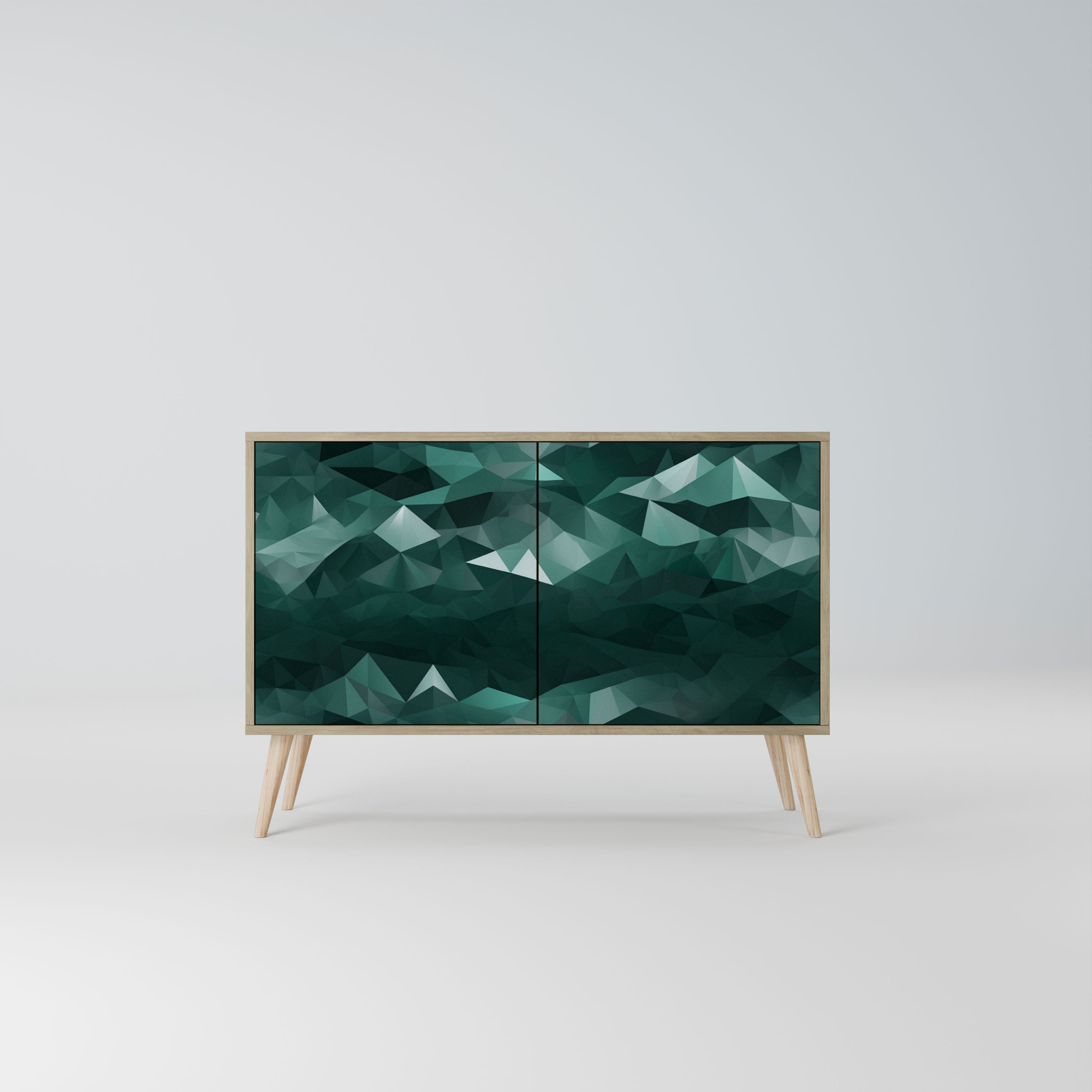 POLYGONAL FLOATING Komoda 2-drzwiowa
