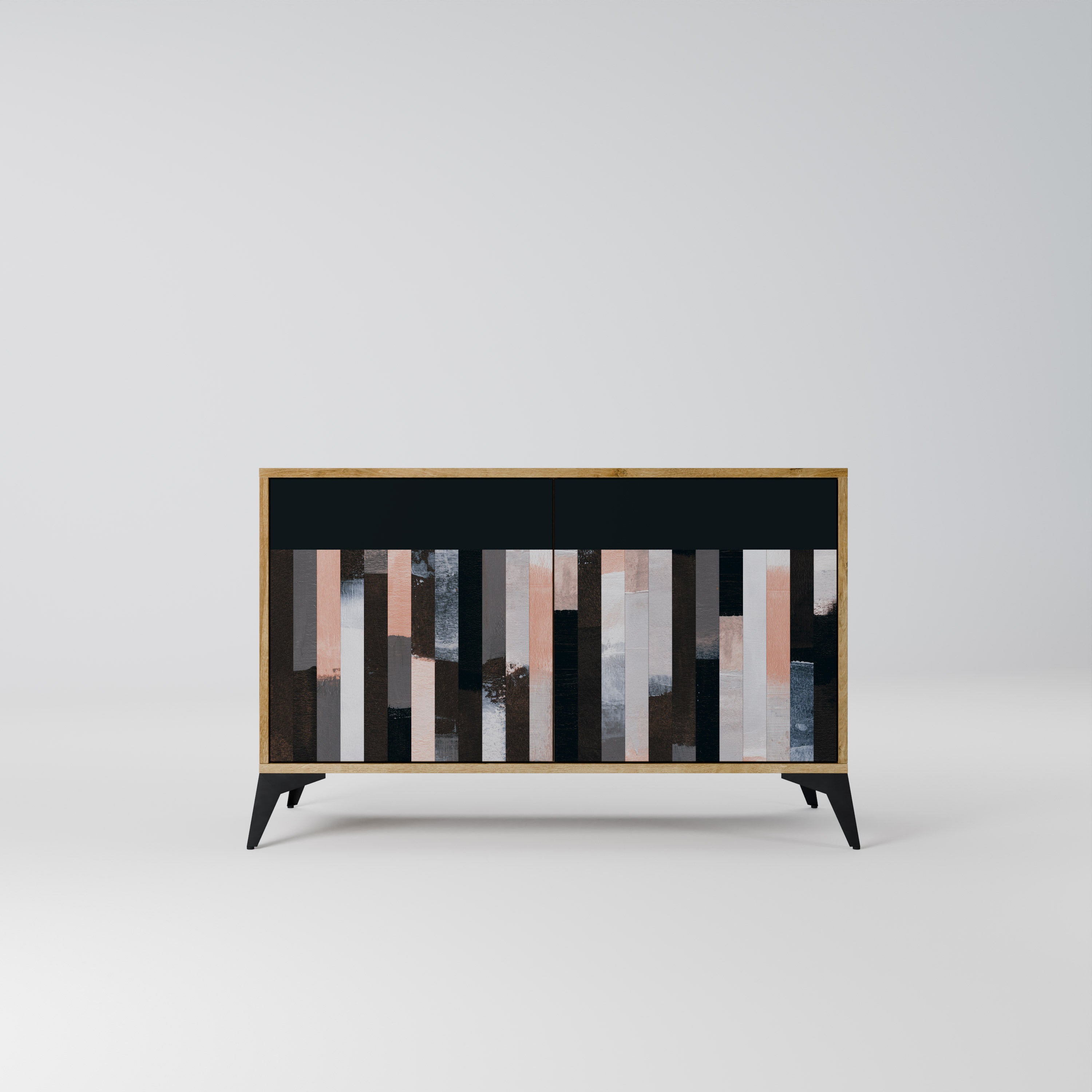 COLLAGE OF RECTANGLES Komoda 2-drzwiowa