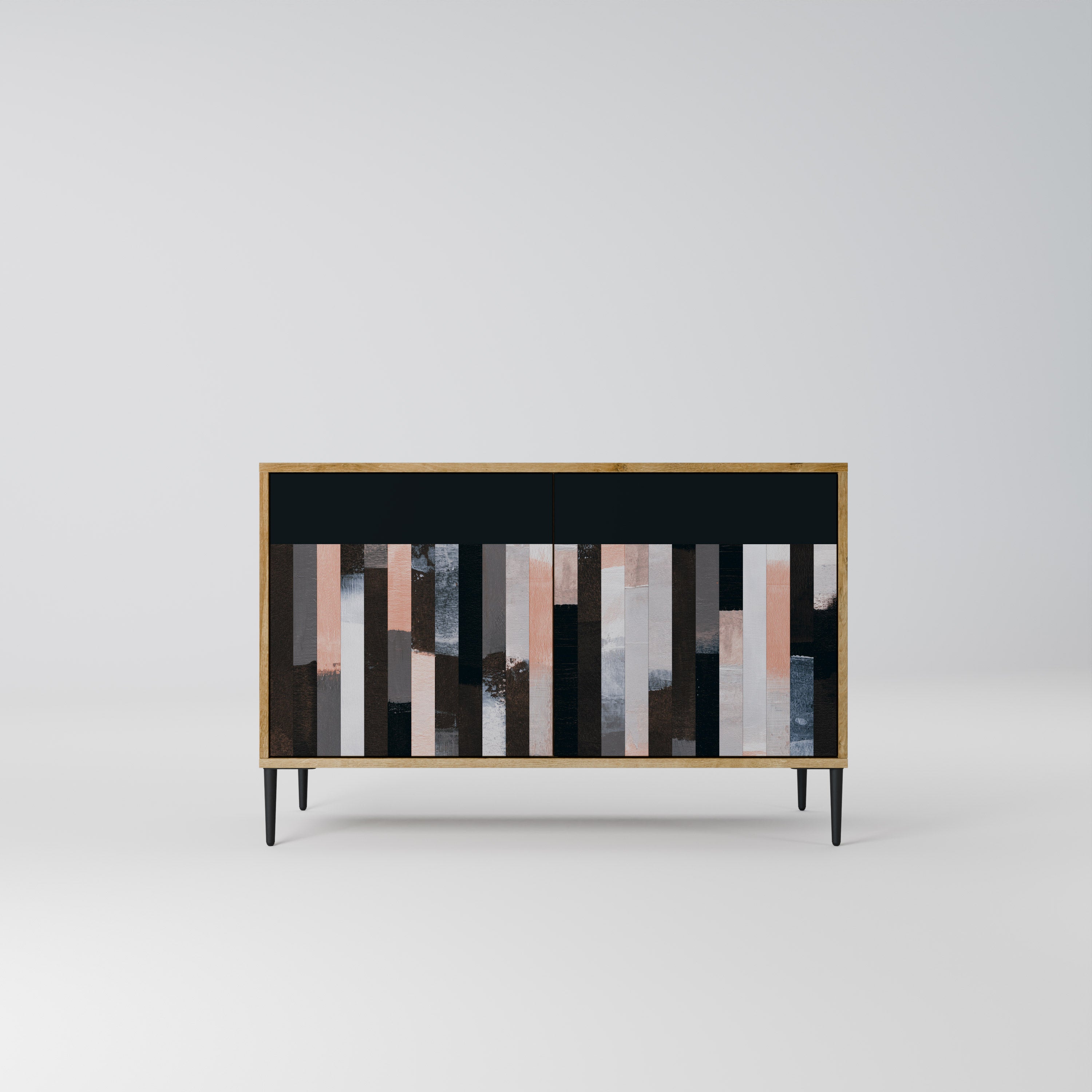 COLLAGE OF RECTANGLES Komoda 2-drzwiowa