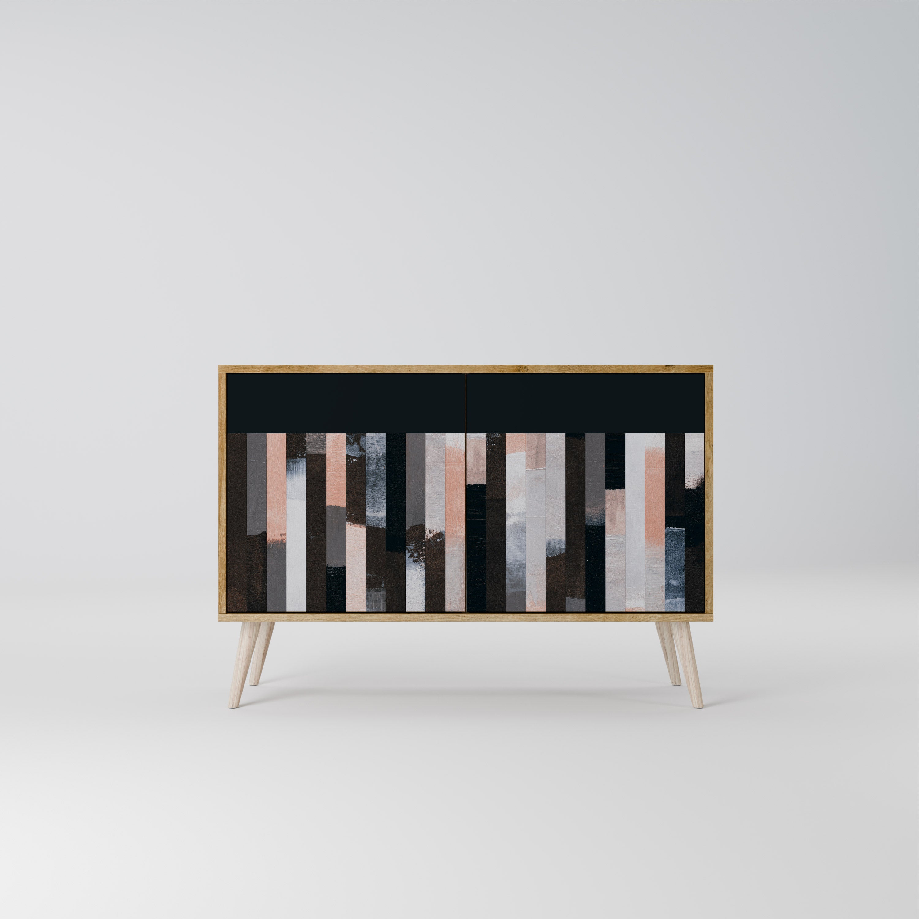 COLLAGE OF RECTANGLES Komoda 2-drzwiowa