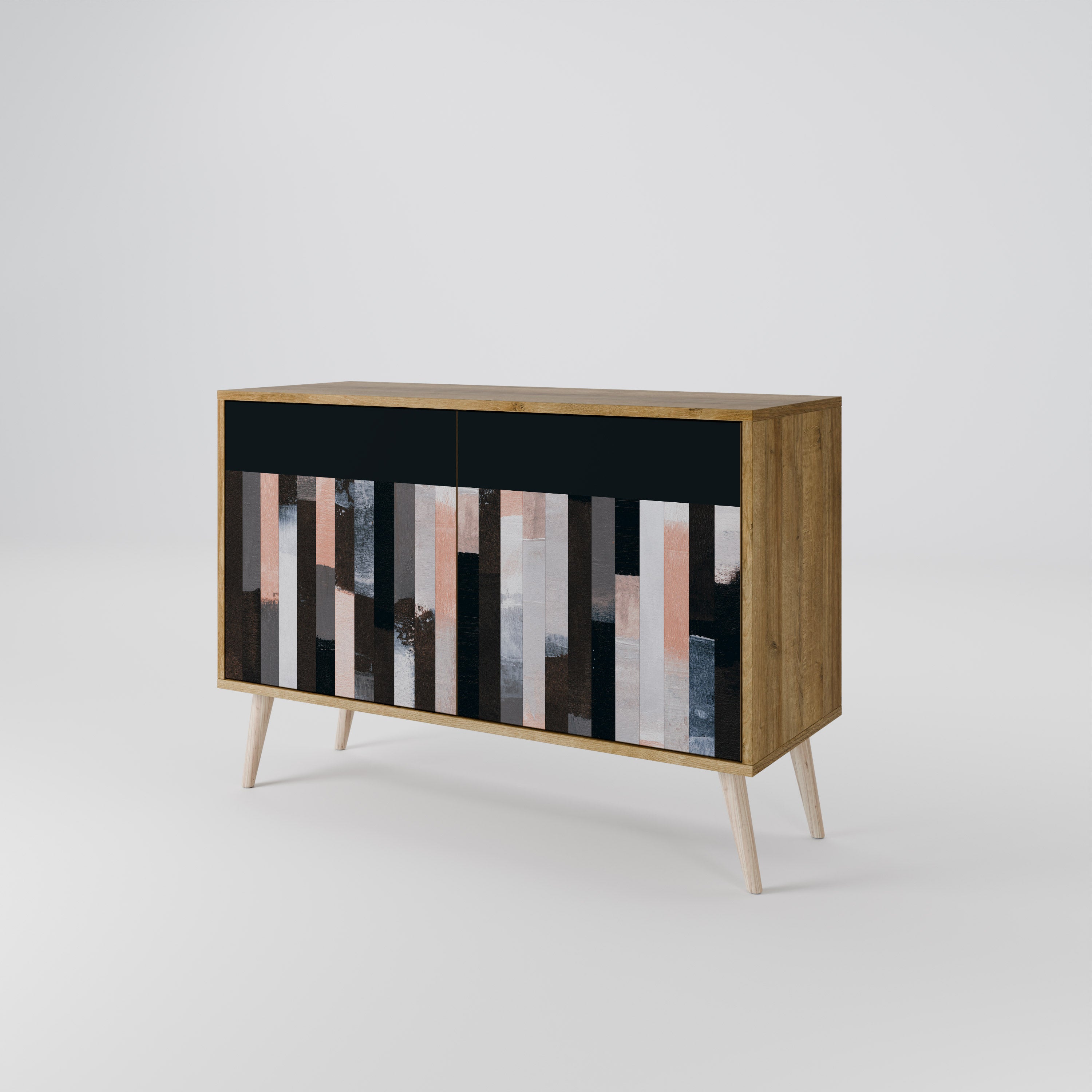 COLLAGE OF RECTANGLES Komoda 2-drzwiowa
