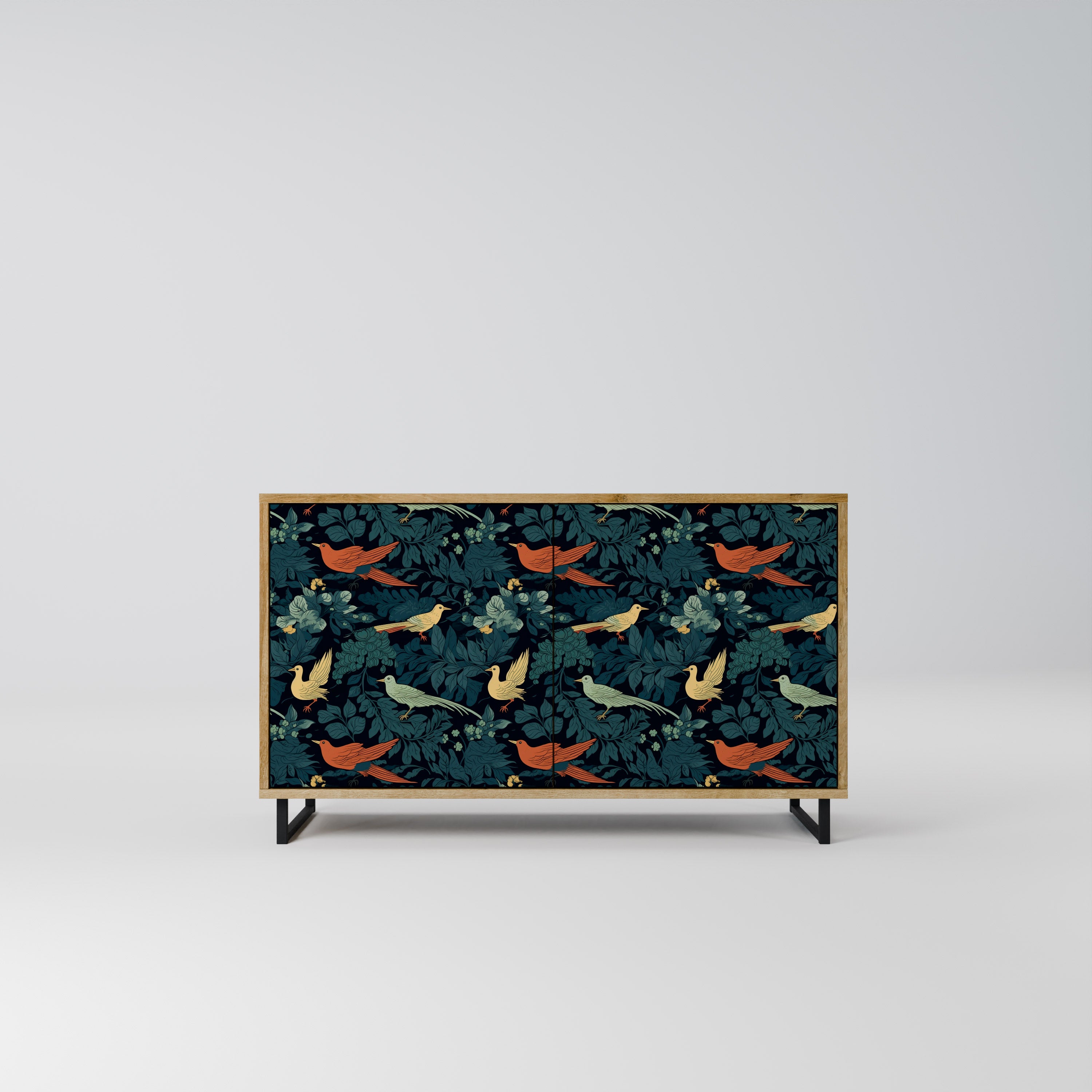 FOWL ORNAMENT Komoda 2-drzwiowa