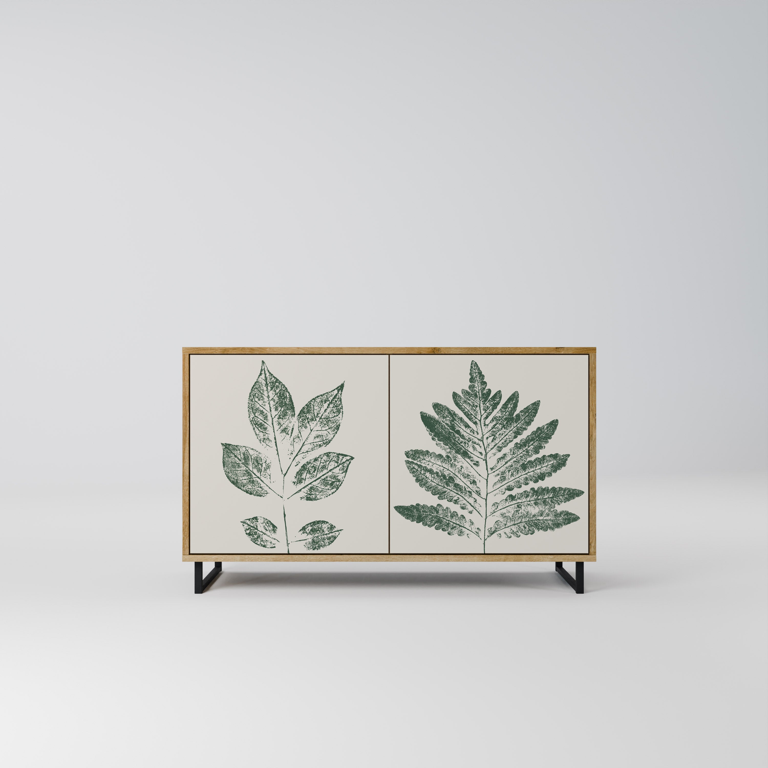GREEN LEAFY STAMPS Komoda 2-drzwiowa