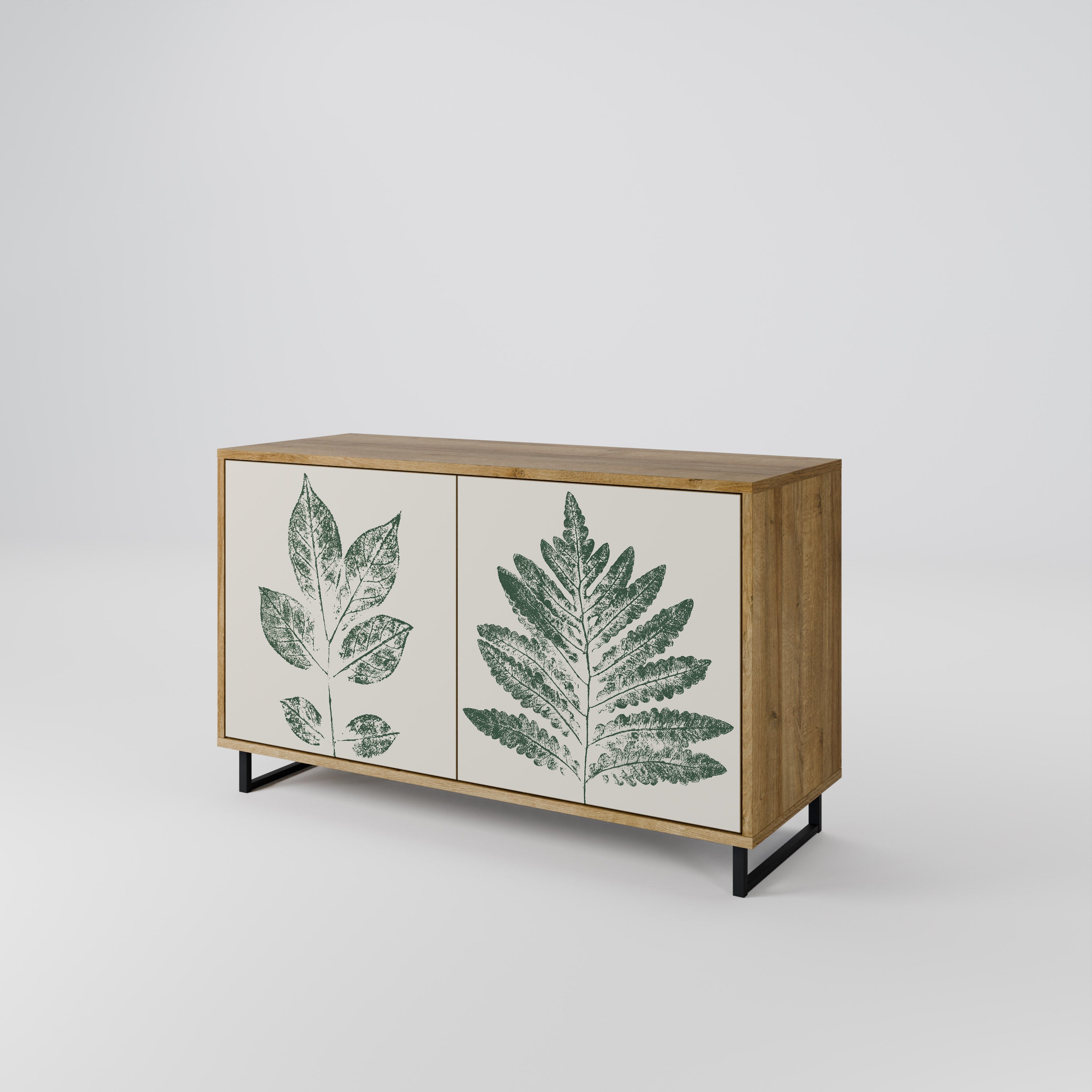 GREEN LEAFY STAMPS Komoda 2-drzwiowa