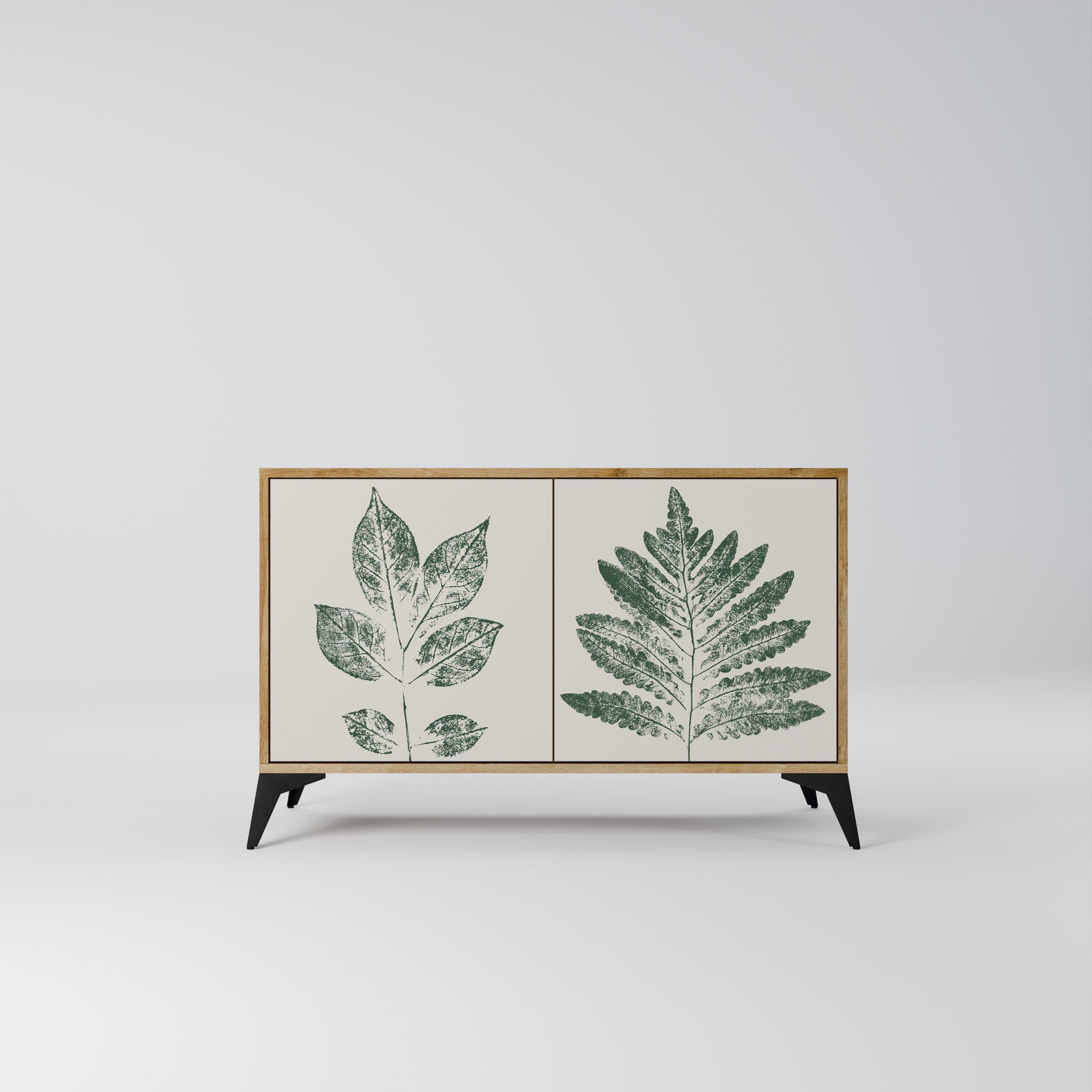 GREEN LEAFY STAMPS Komoda 2-drzwiowa