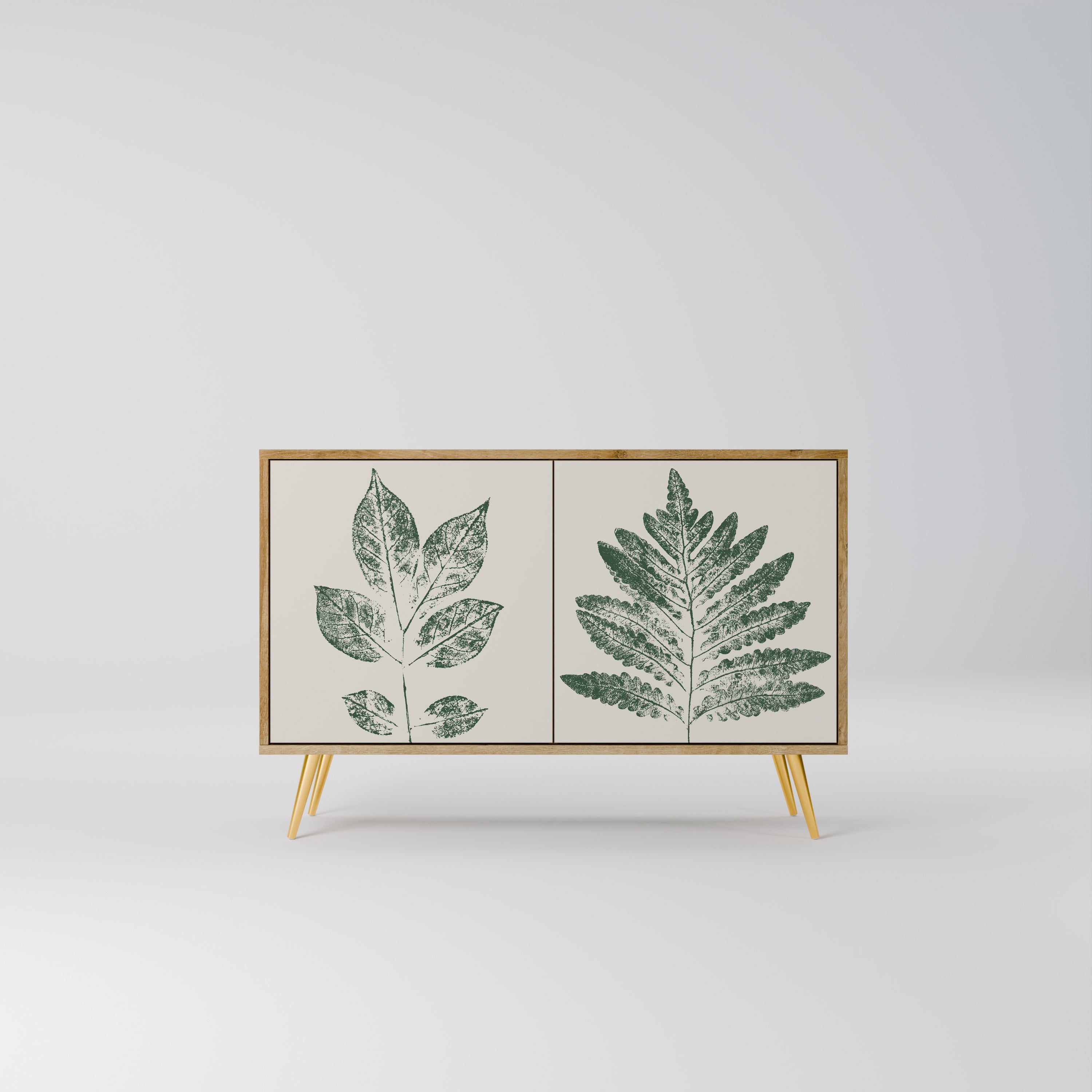 GREEN LEAFY STAMPS Komoda 2-drzwiowa