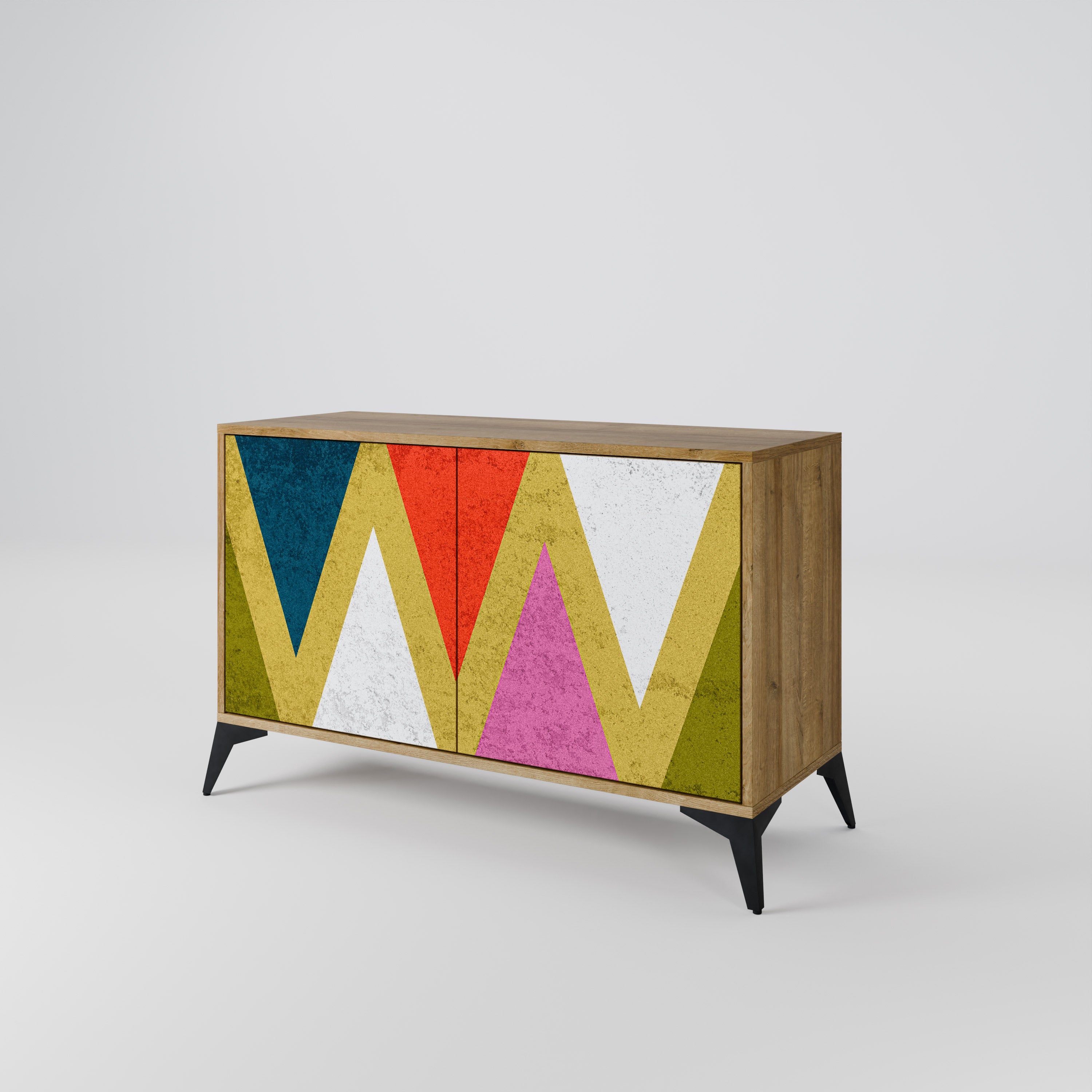 COLORFUL TRIANGLES Komoda 2-drzwiowa