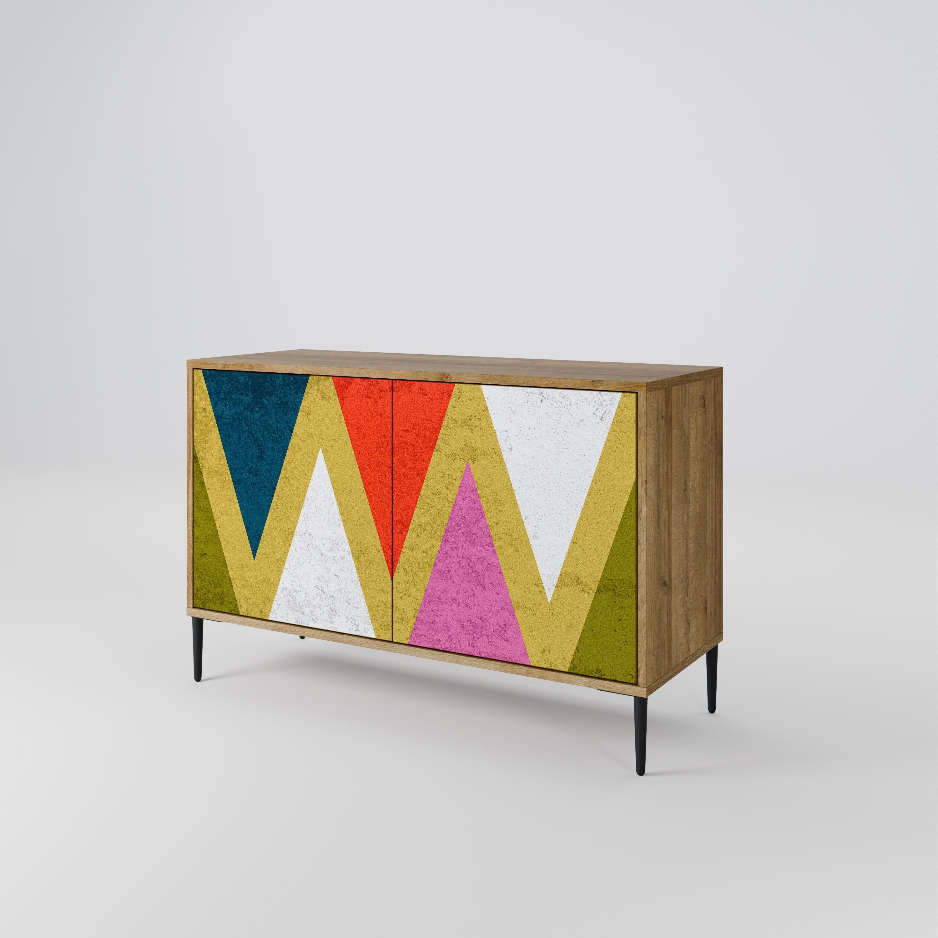COLORFUL TRIANGLES Komoda 2-drzwiowa